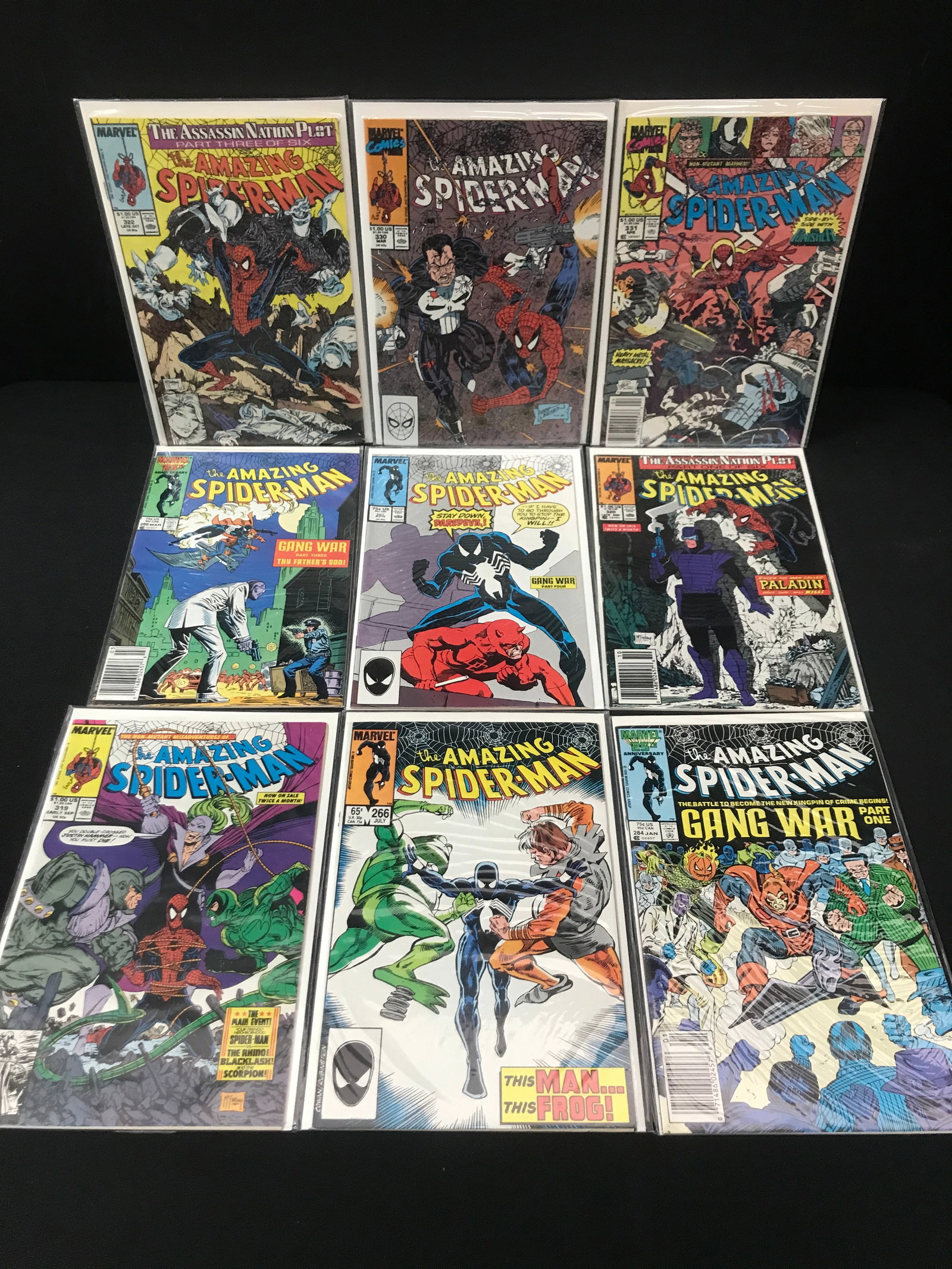 LOT OF 9 AMAZING SPIDER-MAN COMICS - MARVEL COMICS (1 of 1)