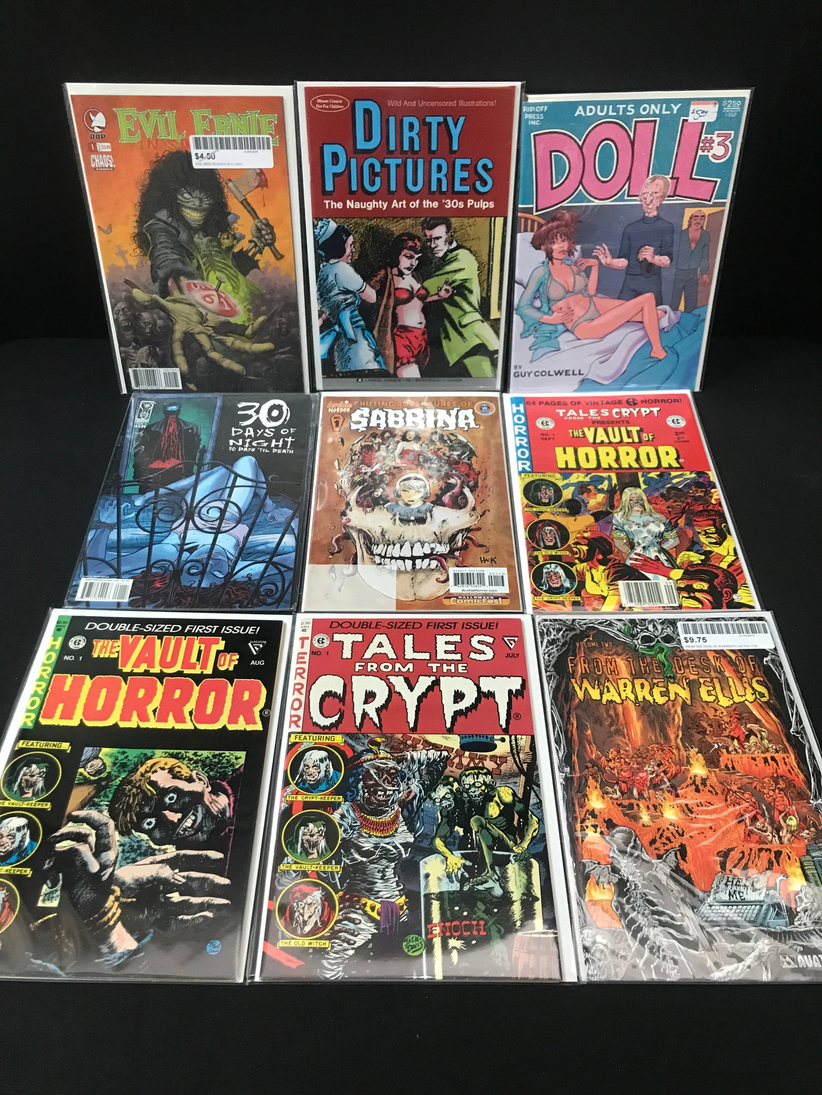 LOT OF 9 MIXED TITLE COMICS - VARIOUS TITLES (1 of 1)