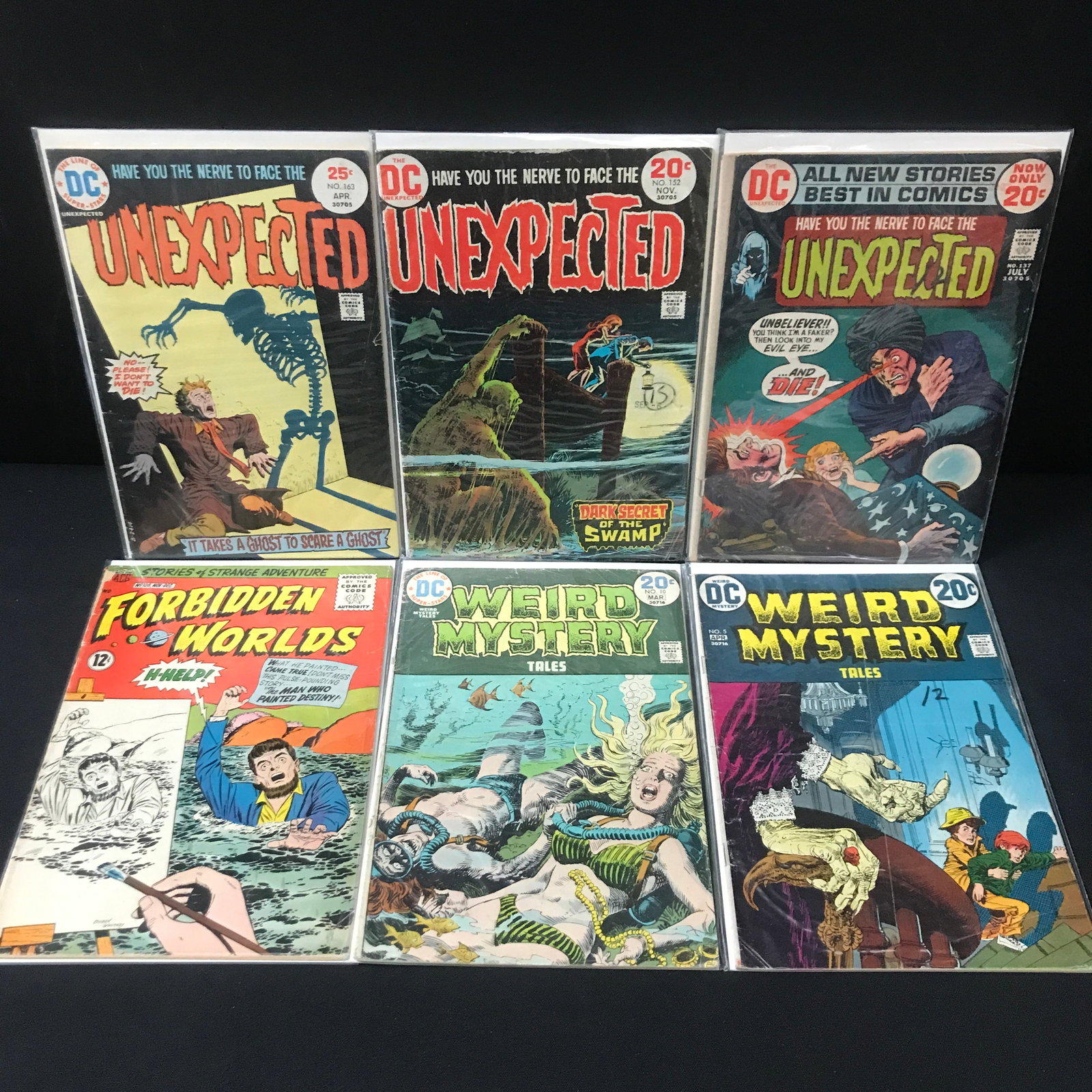 LOT OF 6 MYSTERY STYLE COMICS - DC COMICS (1 of 1)