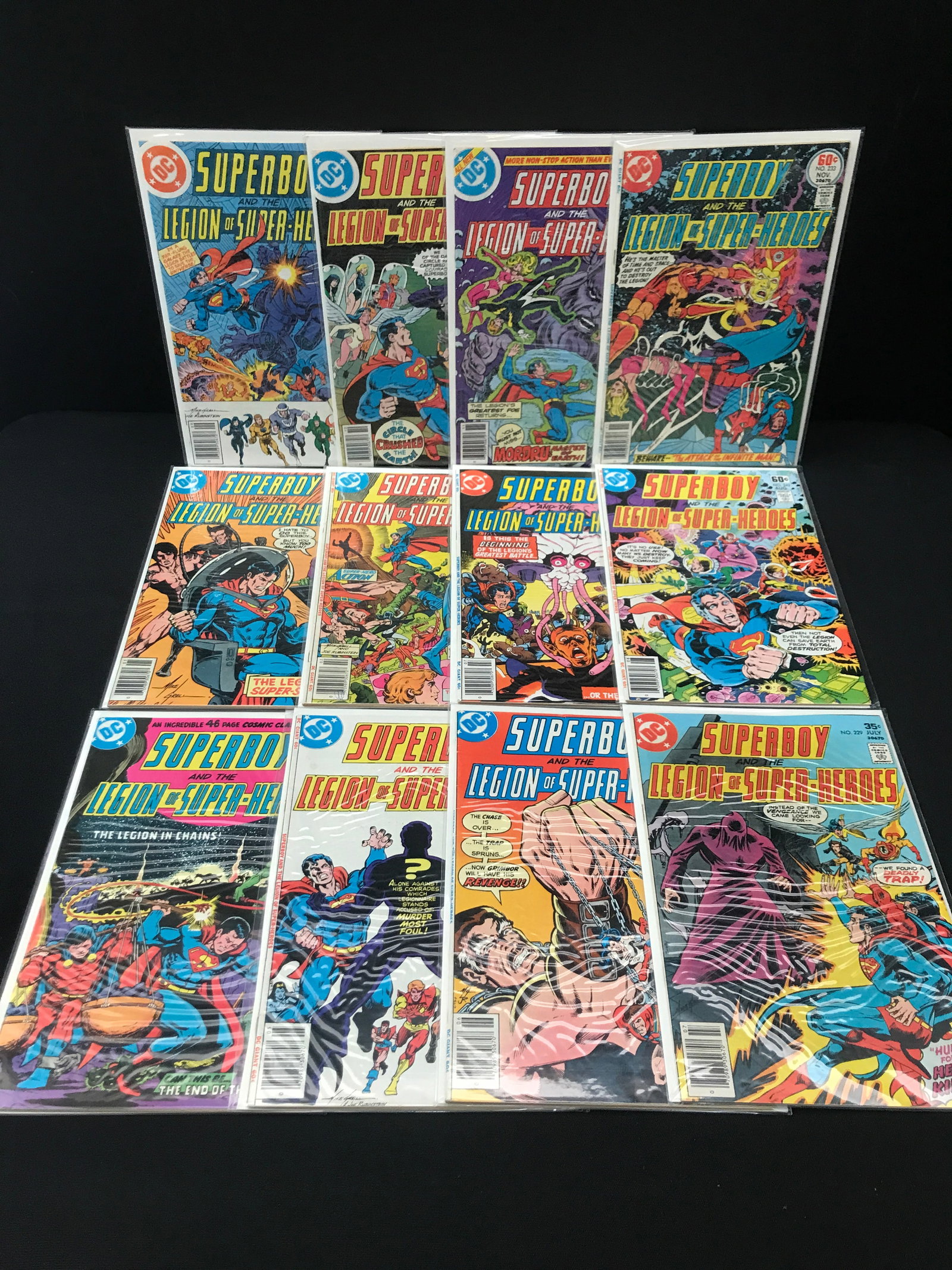 LOT OF 12 SUPERBOY AND THE LEGION OF SUPER HEROES COMICS - DC COMICS: Prices are in Canadian dollars
