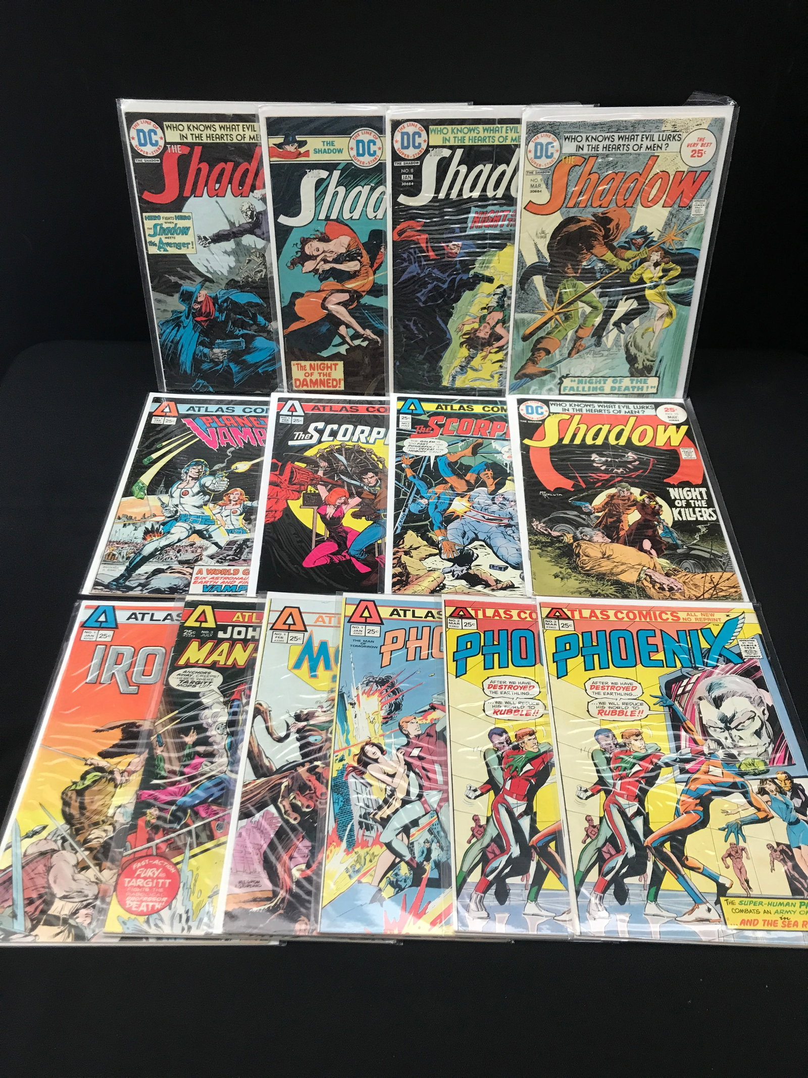 LOT OF 14 MIXED TITLE COMICS - DC AND ATLAS: Prices are in Canadian dollars
