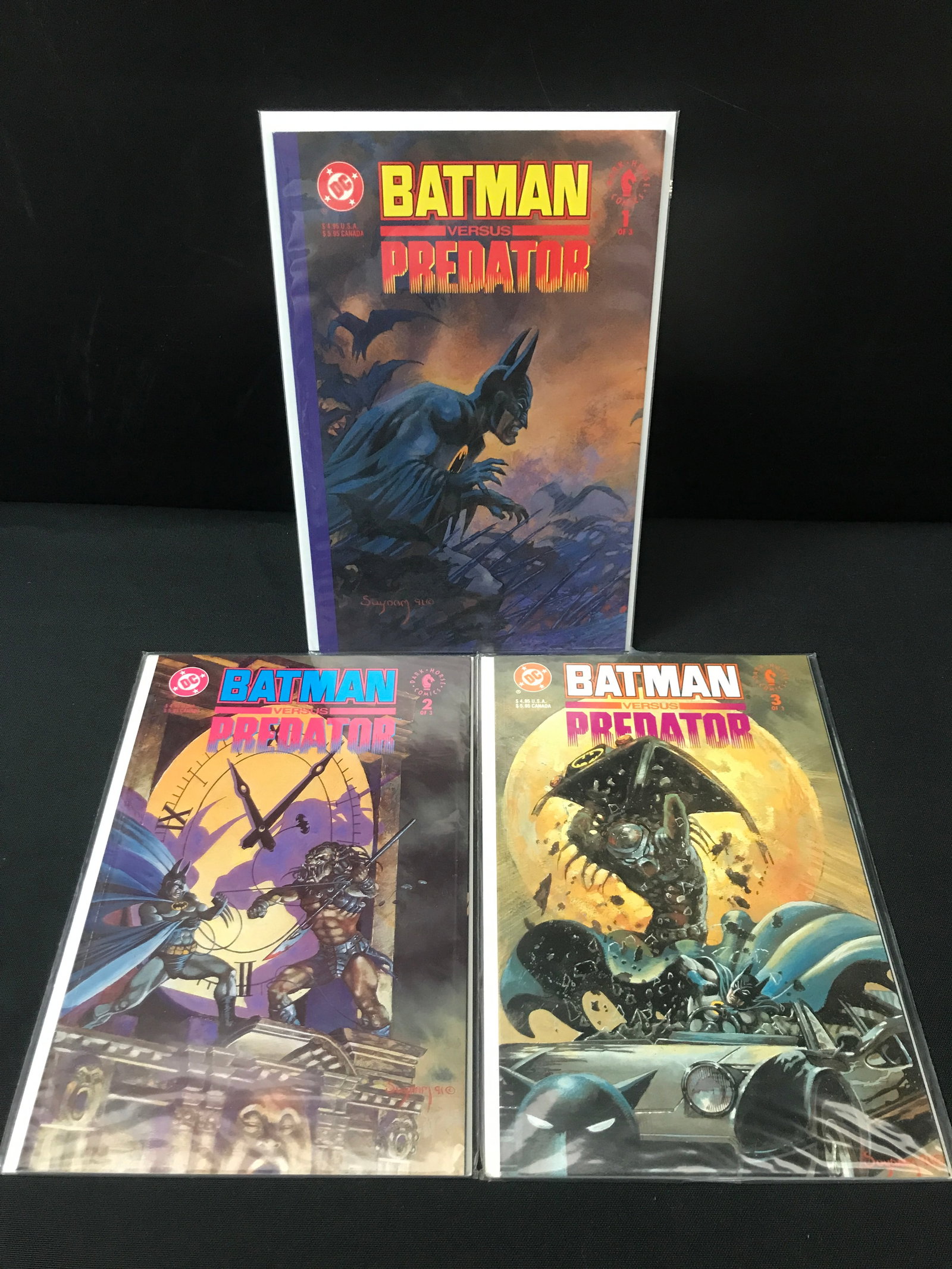 LOT OF 3 BATMAN VS PREDATOR COMICS #1-3 OF 3 - DC COMICS (1 of 1)