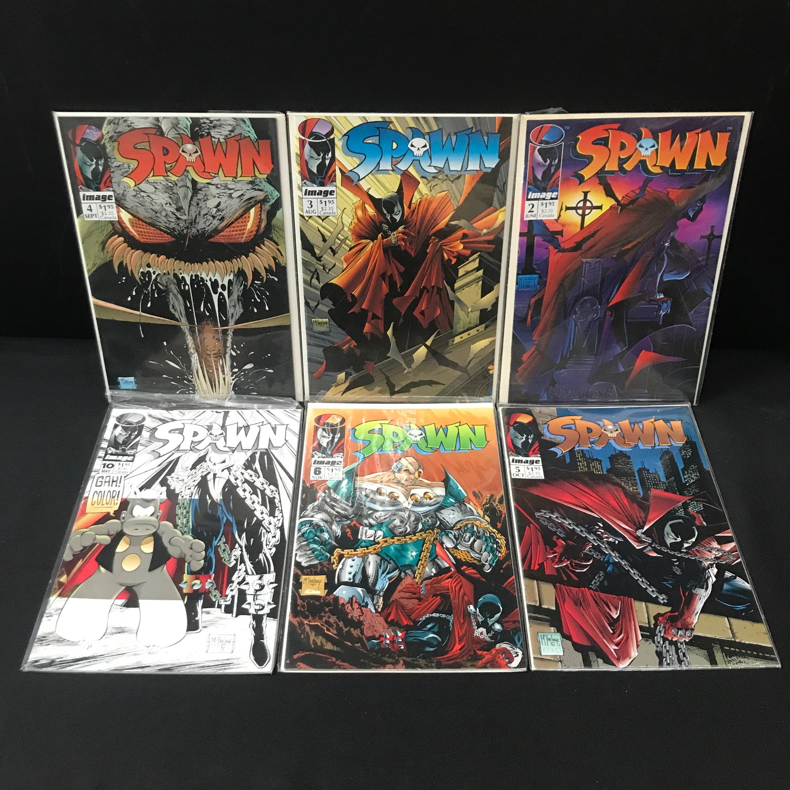 LOT OF 6 SPAWN COMICS - IMAGE COMICS: Prices are in Canadian dollars