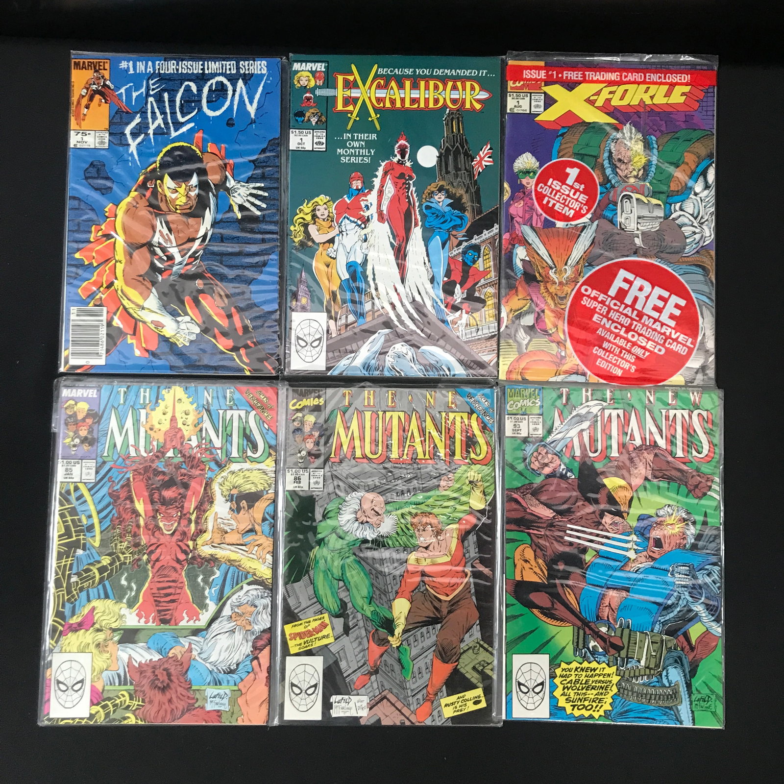 LOT OF 6 MIXED TITLE MARVEL COMICS - INCLUDES 3 X #1'S (1 of 1)