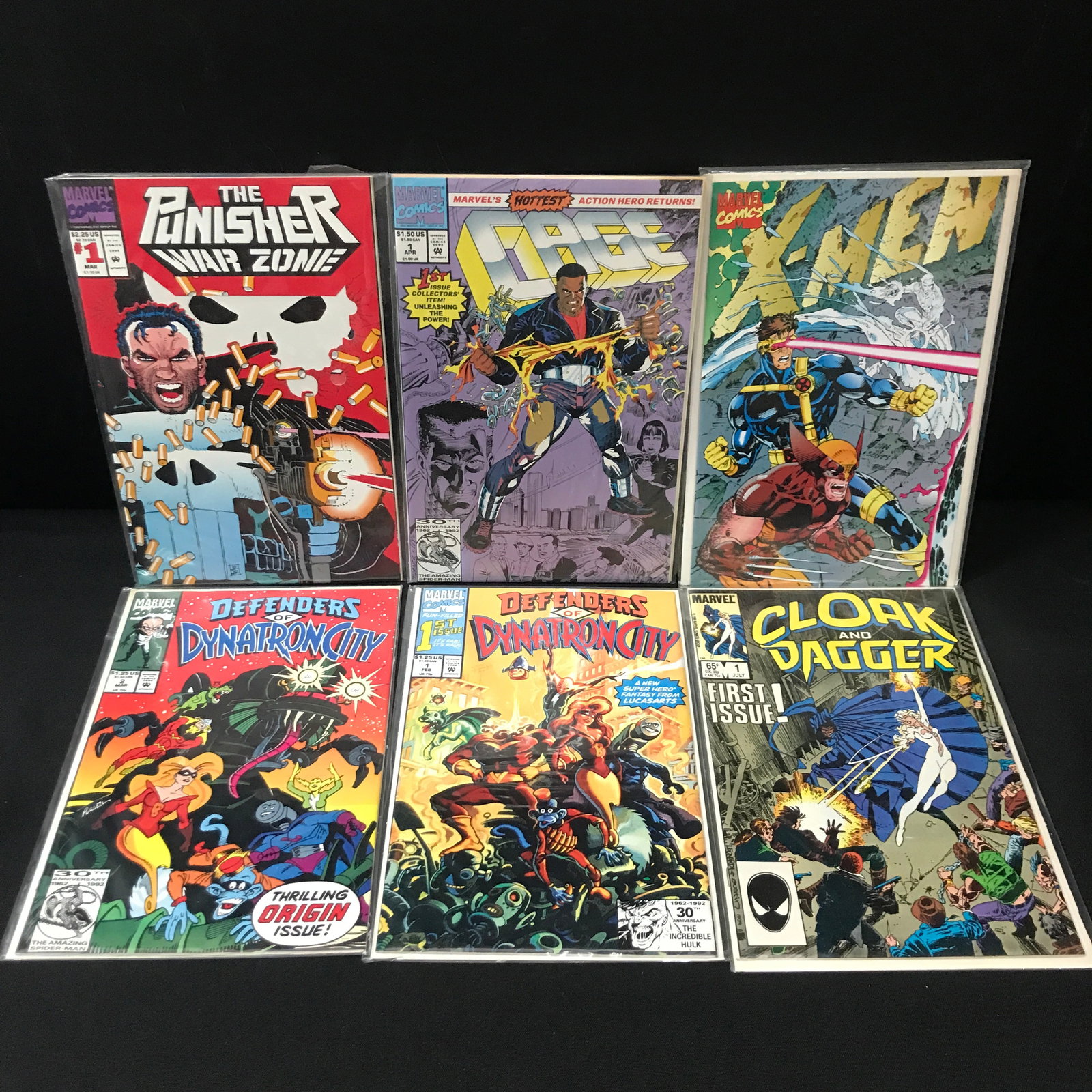 LOT OF 6 MIXED TITLE COMICS - MARVEL COMICS (1 of 1)