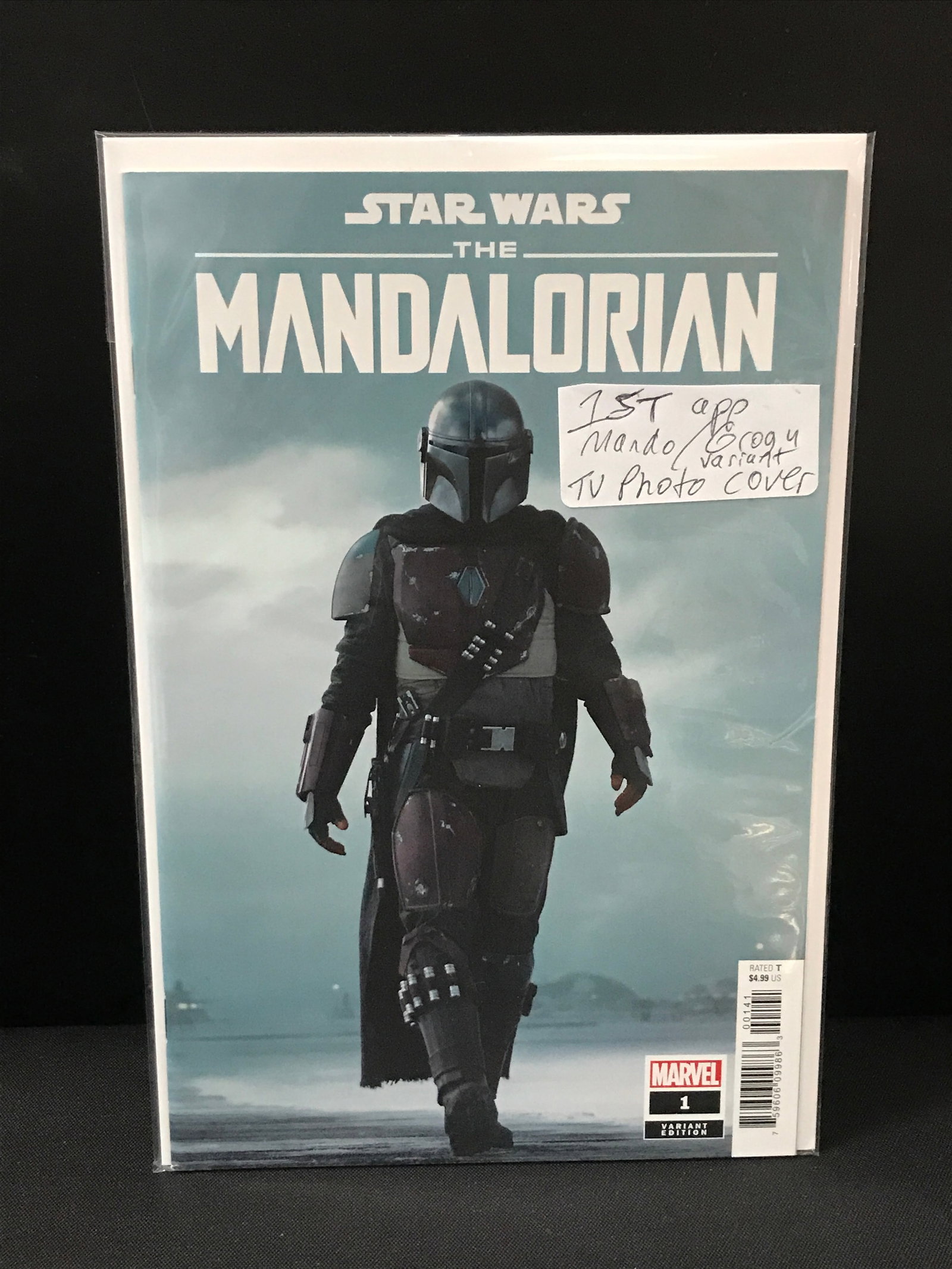 THE MANDALORIAN #1 VARIANT EDITION 1ST APP MANDO / GROGU TV COVER VARIANT EDITION - MARVEL COMICS: Prices are in Canadian dollars