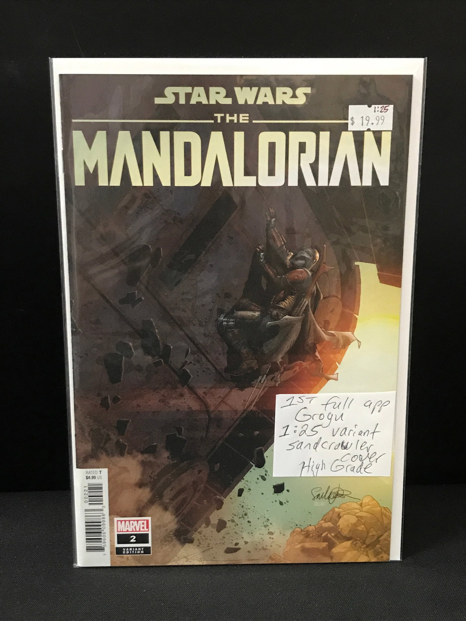 THE MANDALORIAN #2 VARIANT EDITION SANDCRAWLER COVER 1:25 VARIANT EDITION - MARVEL COMICS (1 of 1)