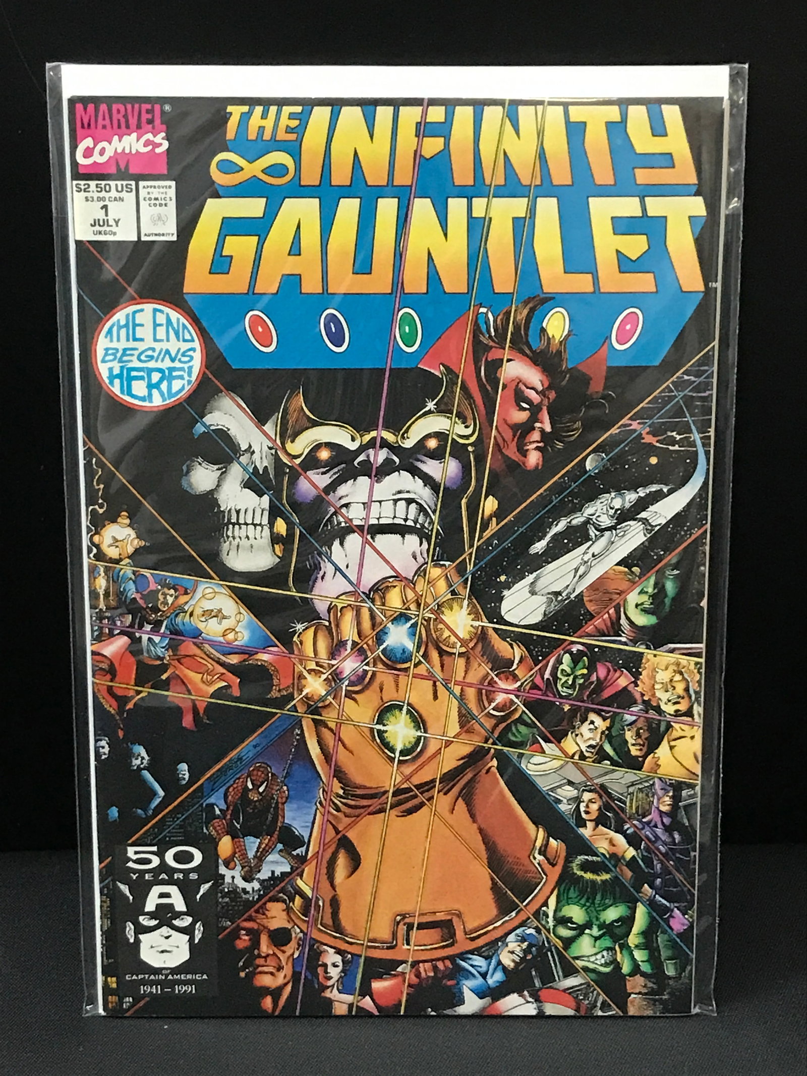 THE INFINITY GAUNTLET #1 - MARVEL COMICS (1 of 1)
