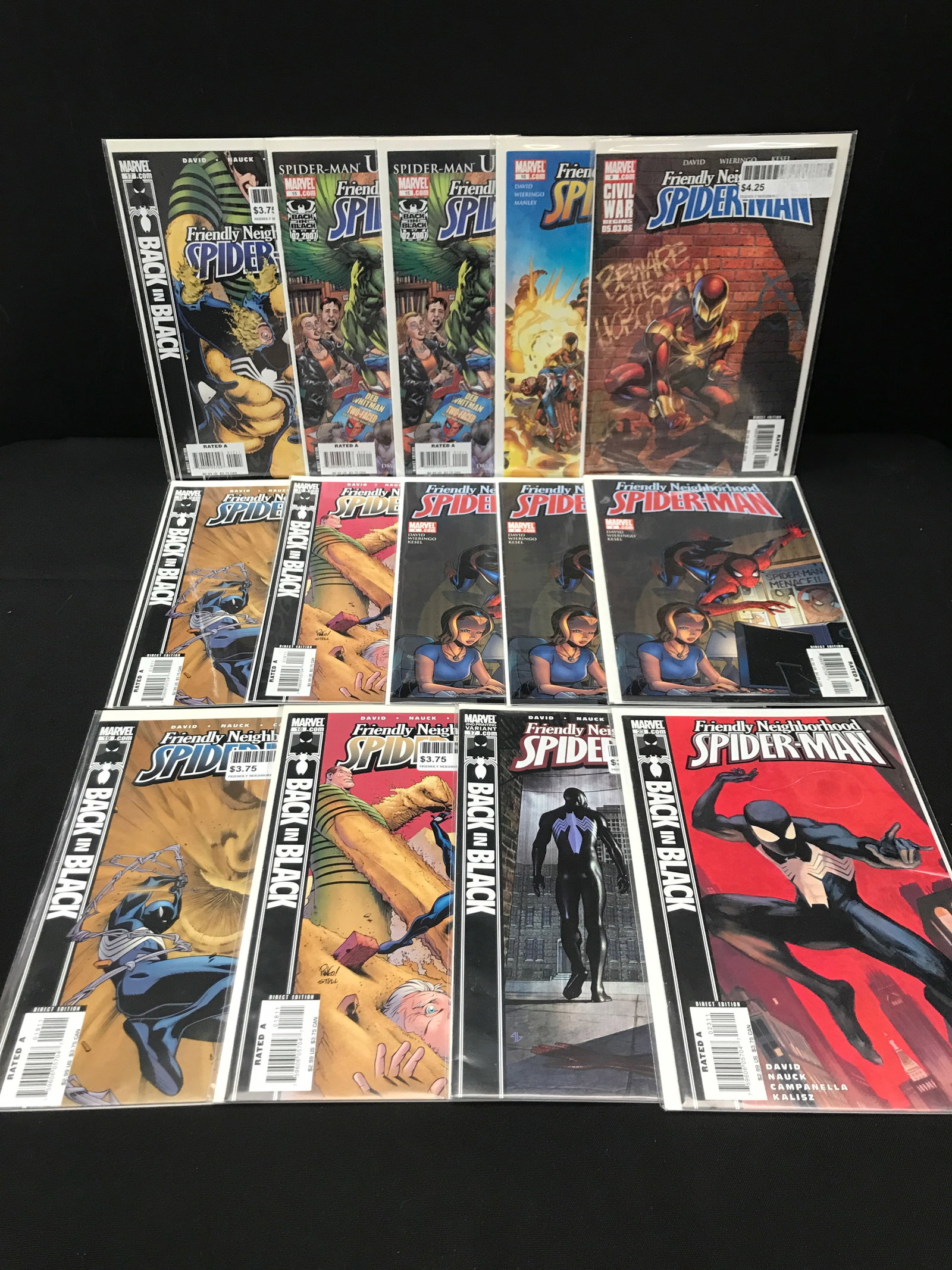 LOT OF 14 FRIENDLY NEIGHBORHOOD SPIDERMAN COMICS - MARVEL COMICS (1 of 1)