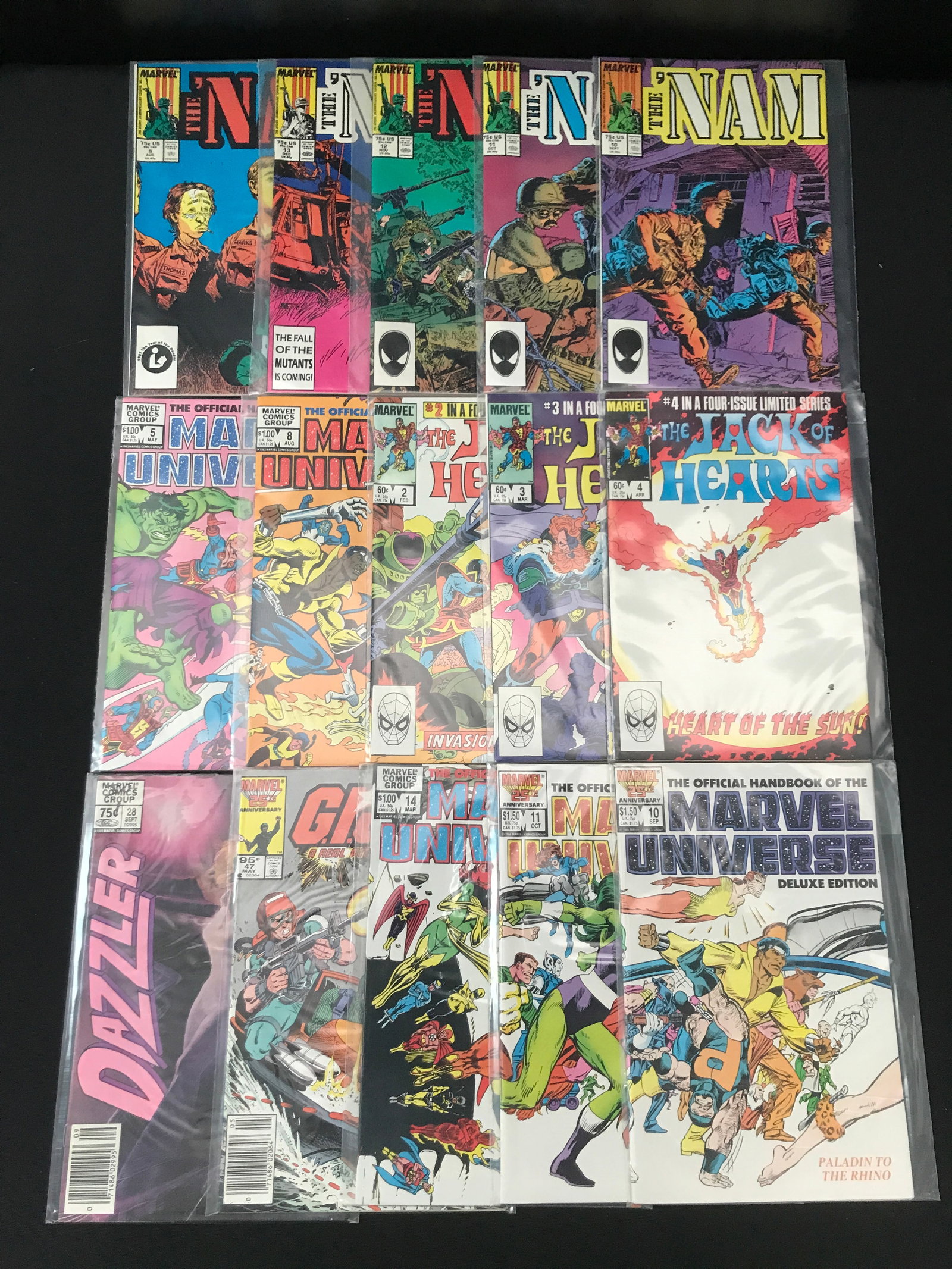 LOT OF 15 MIXED TITLE COMICS - MARVEL COMICS (1 of 1)