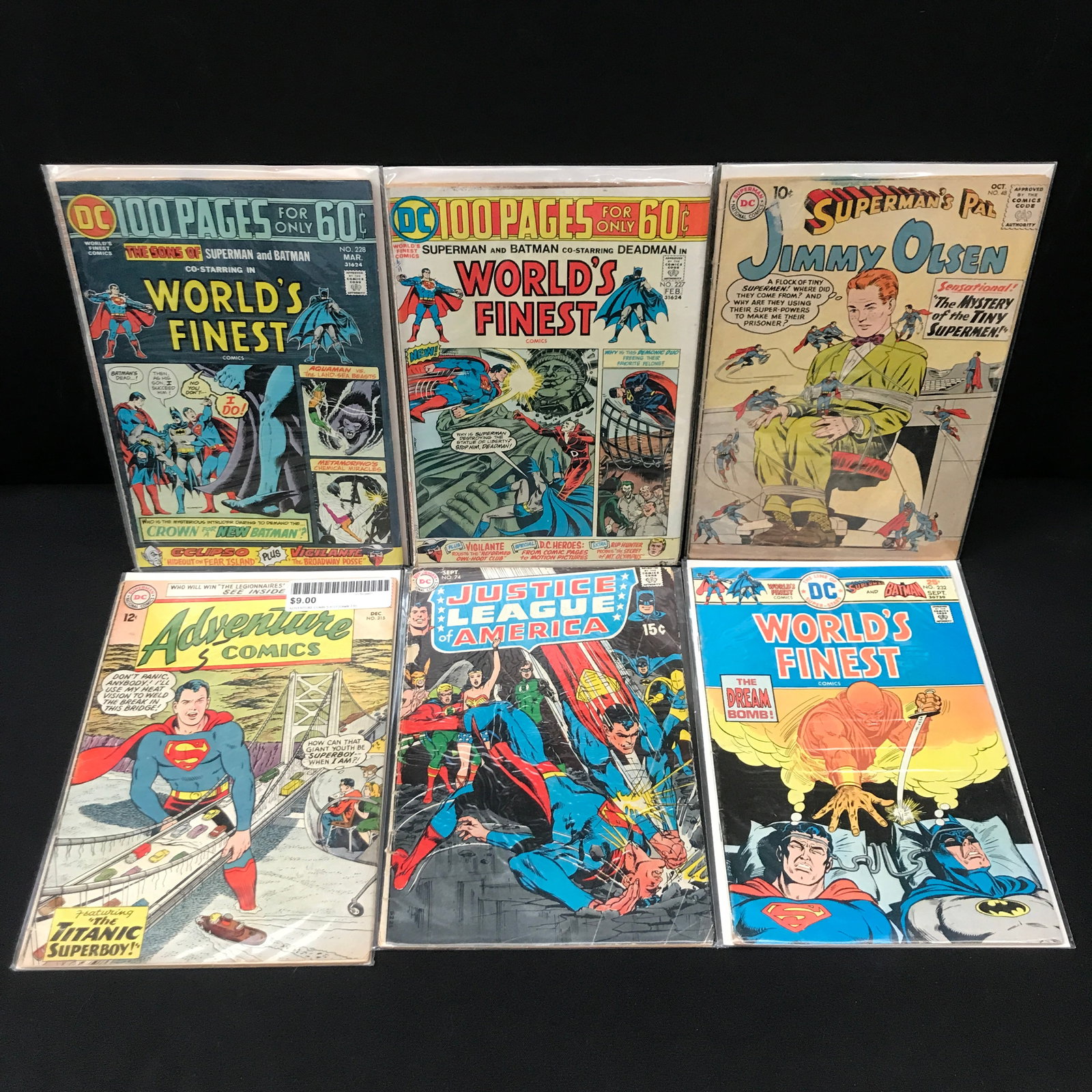 LOT OF 6 COMICS FEATURING SUPERMAN - DC COMICS (1 of 1)