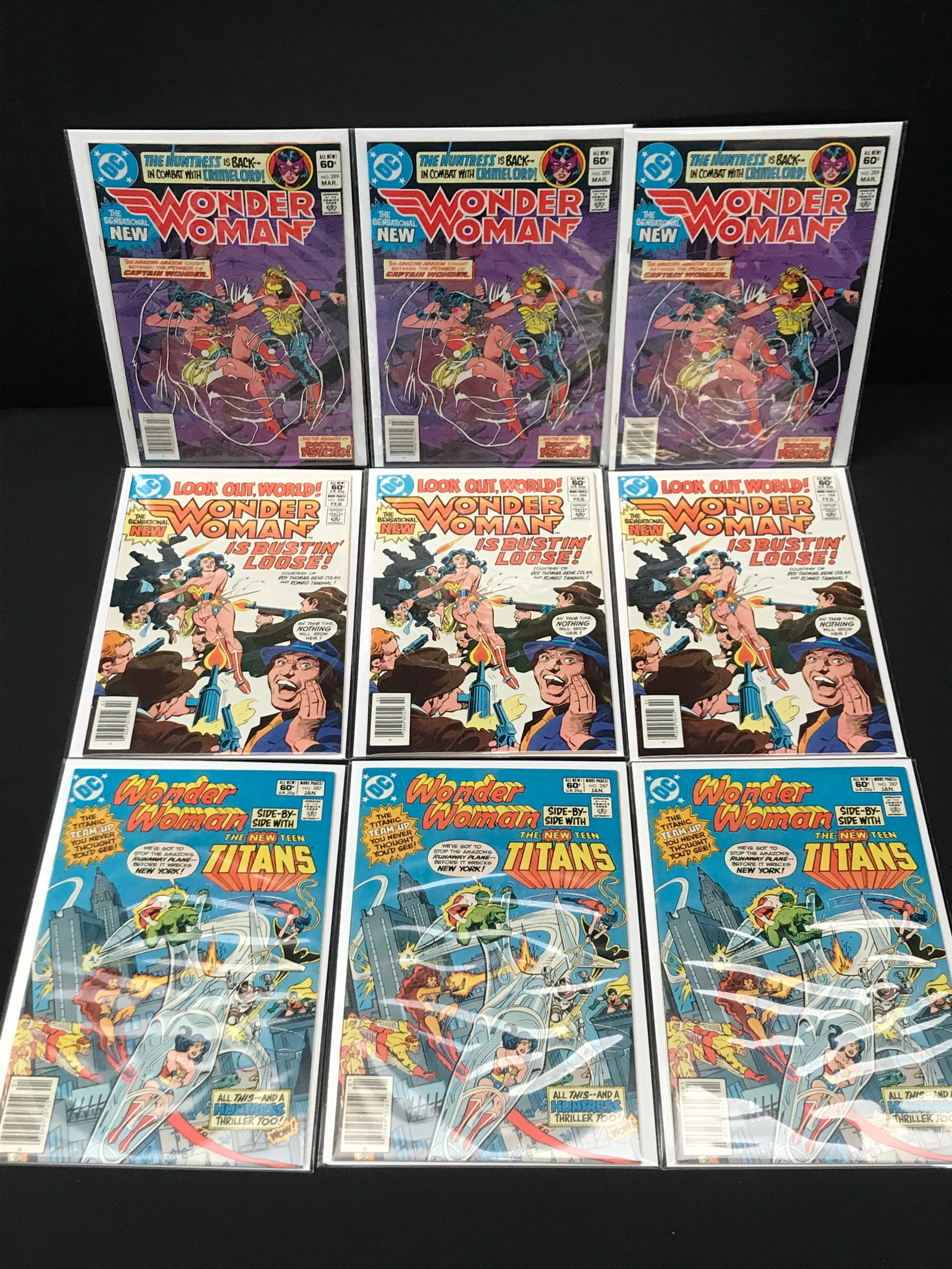 LOT OF 9 WONDER WOMAN COMICS - DC COMICS (1 of 1)