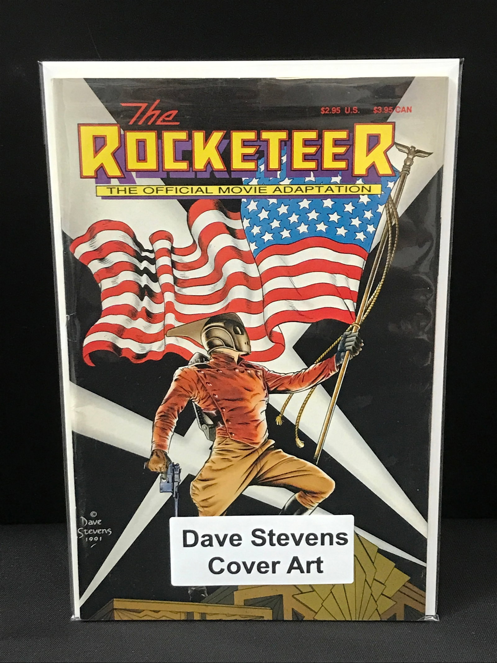 THE ROCKETEER THE OFFICIAL MOVIE ADAPTATION COMIC - DAVE STEVENS COVER ART (1 of 1)