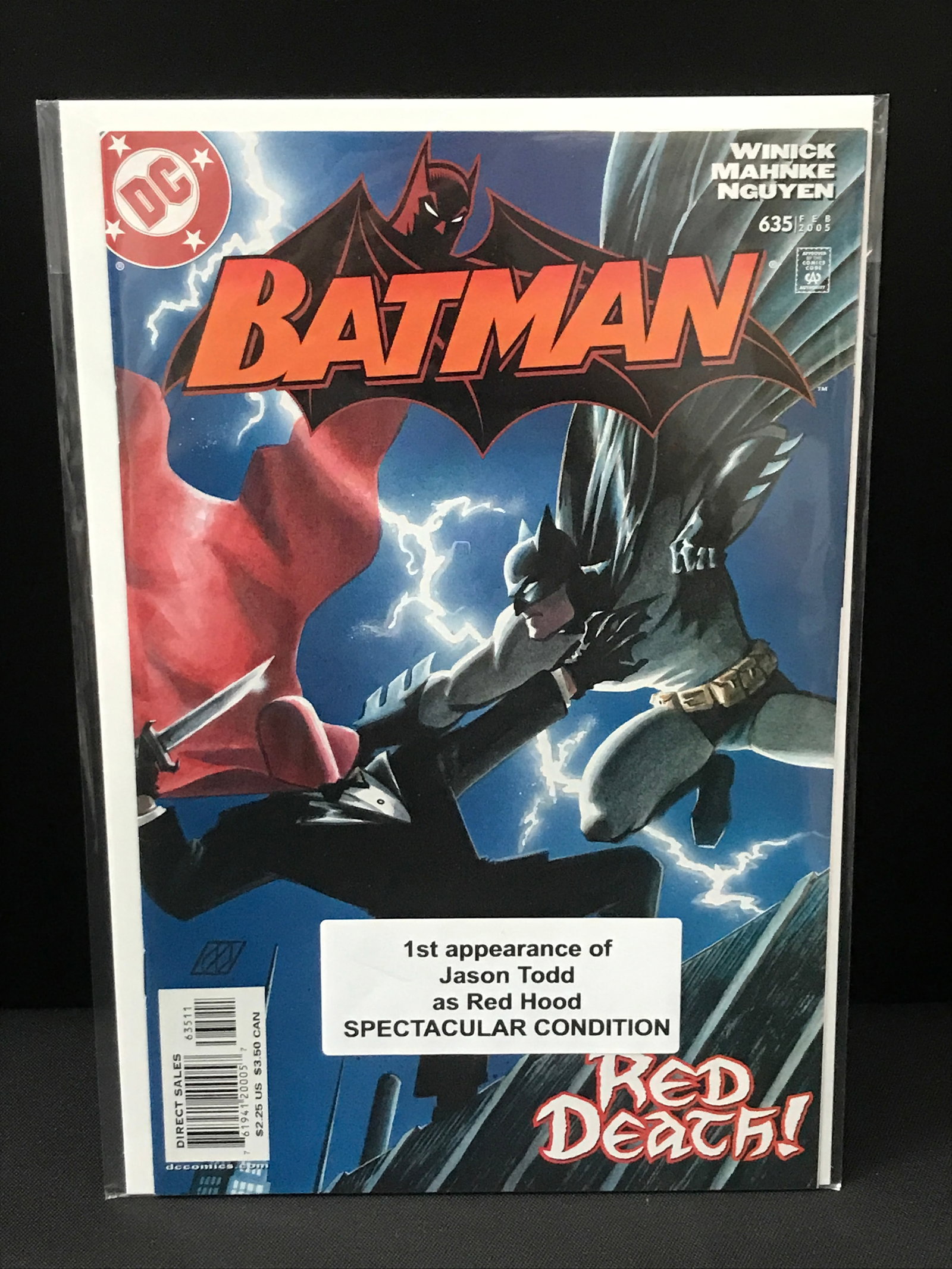 BATMAN #635 1ST APP AS JASON TODD AS RED HOOD - DC COMICS (1 of 1)