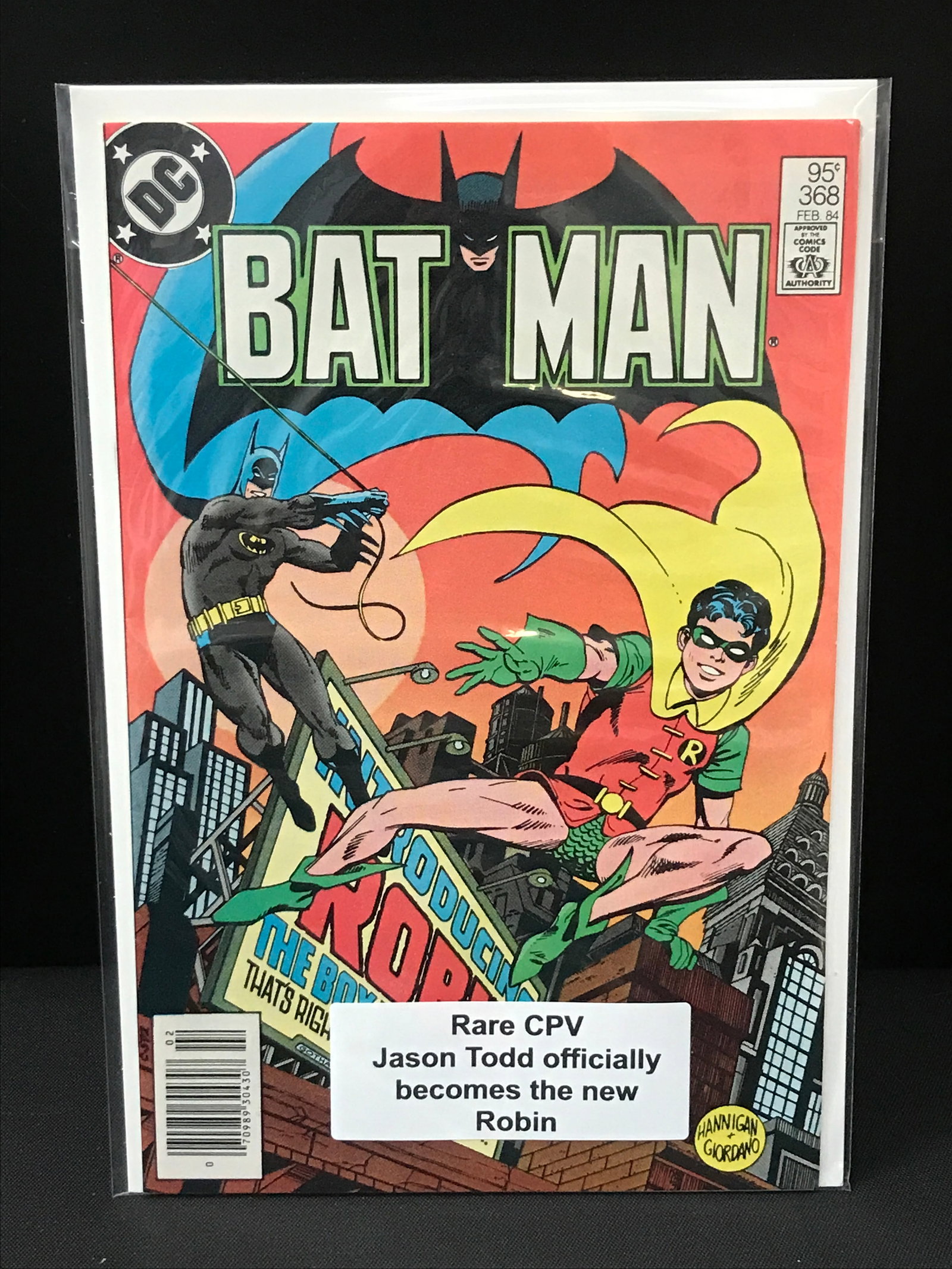 BATMAN #368 JASON TODD OFFICIALLY BECOMES THE NEW ROBIN - DC COMICS (1 of 1)