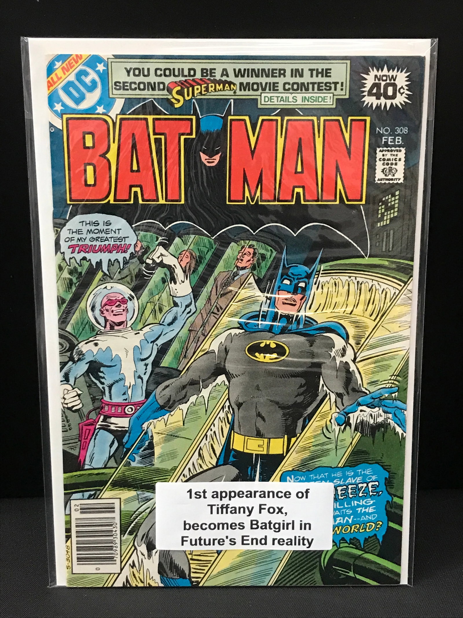 BATMAN #308 1ST APP TIFFANY FOX - DC COMICS (1 of 1)