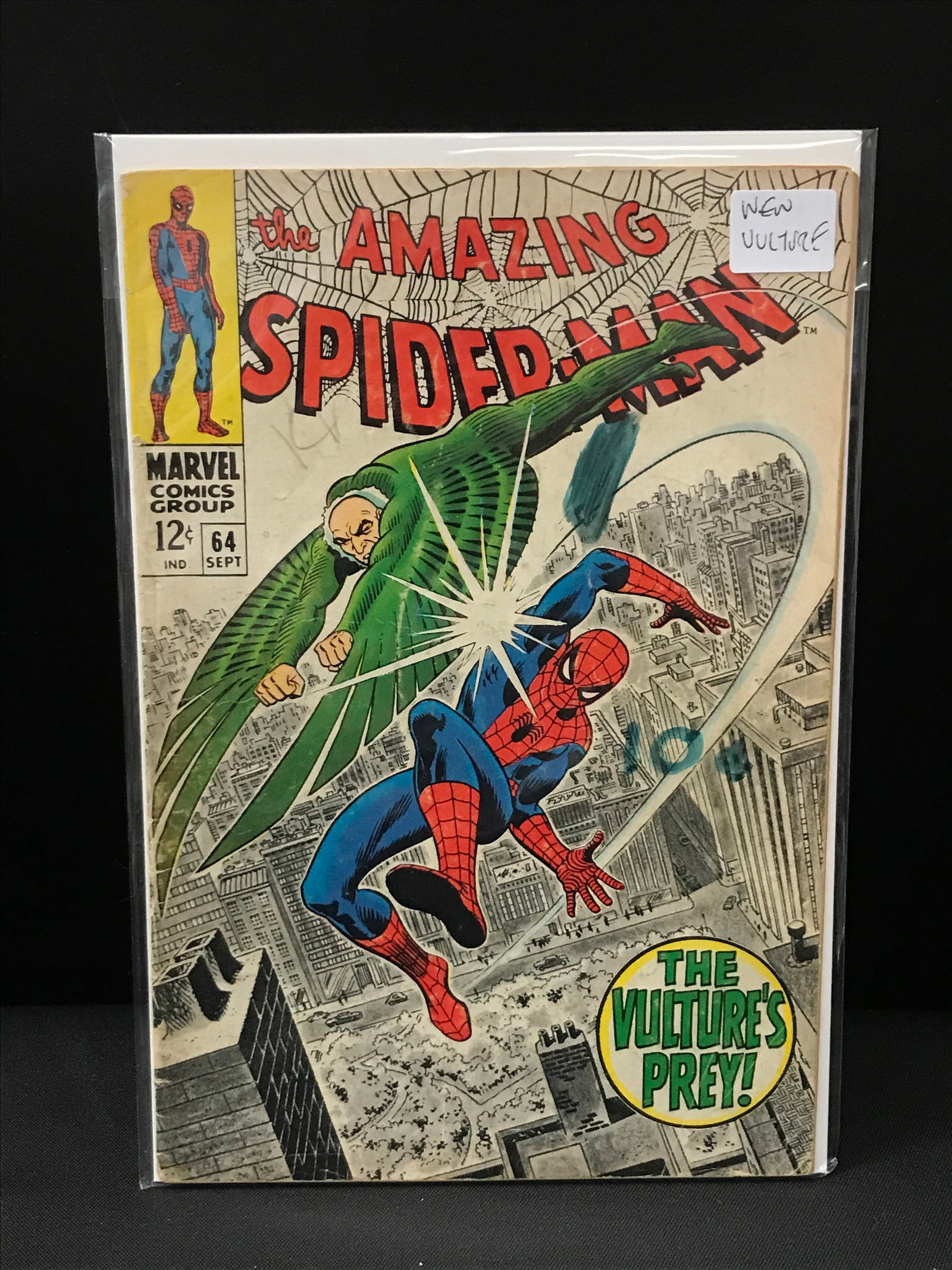 THE AMAZING SPIDERMAN #64 NEW VULTURE - MARVEL COMICS (1 of 1)