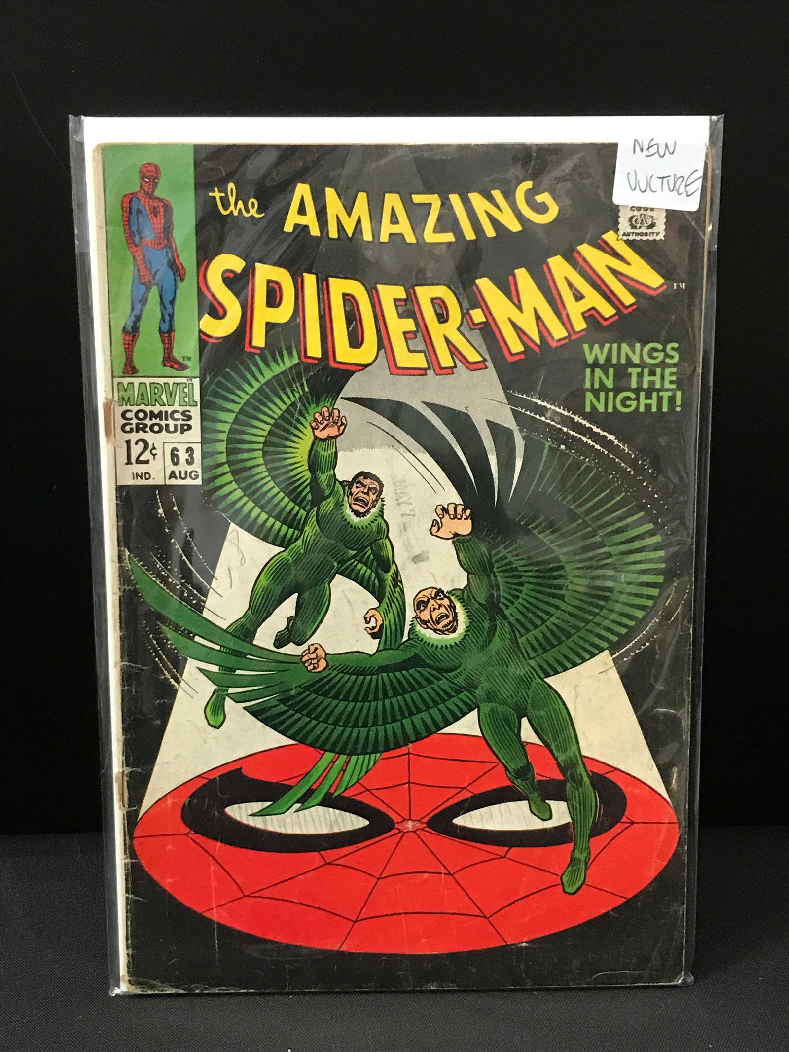 THE AMAZING SPIDERMAN #63 NEW VULTURE - MARVEL COMICS (1 of 1)