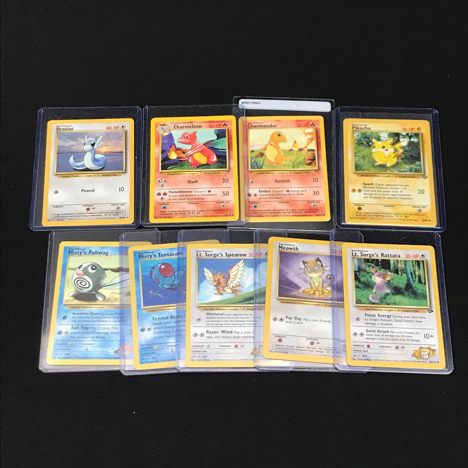 LOT OF 9 POKEMON TCG TRADING CARDS (1 of 1)