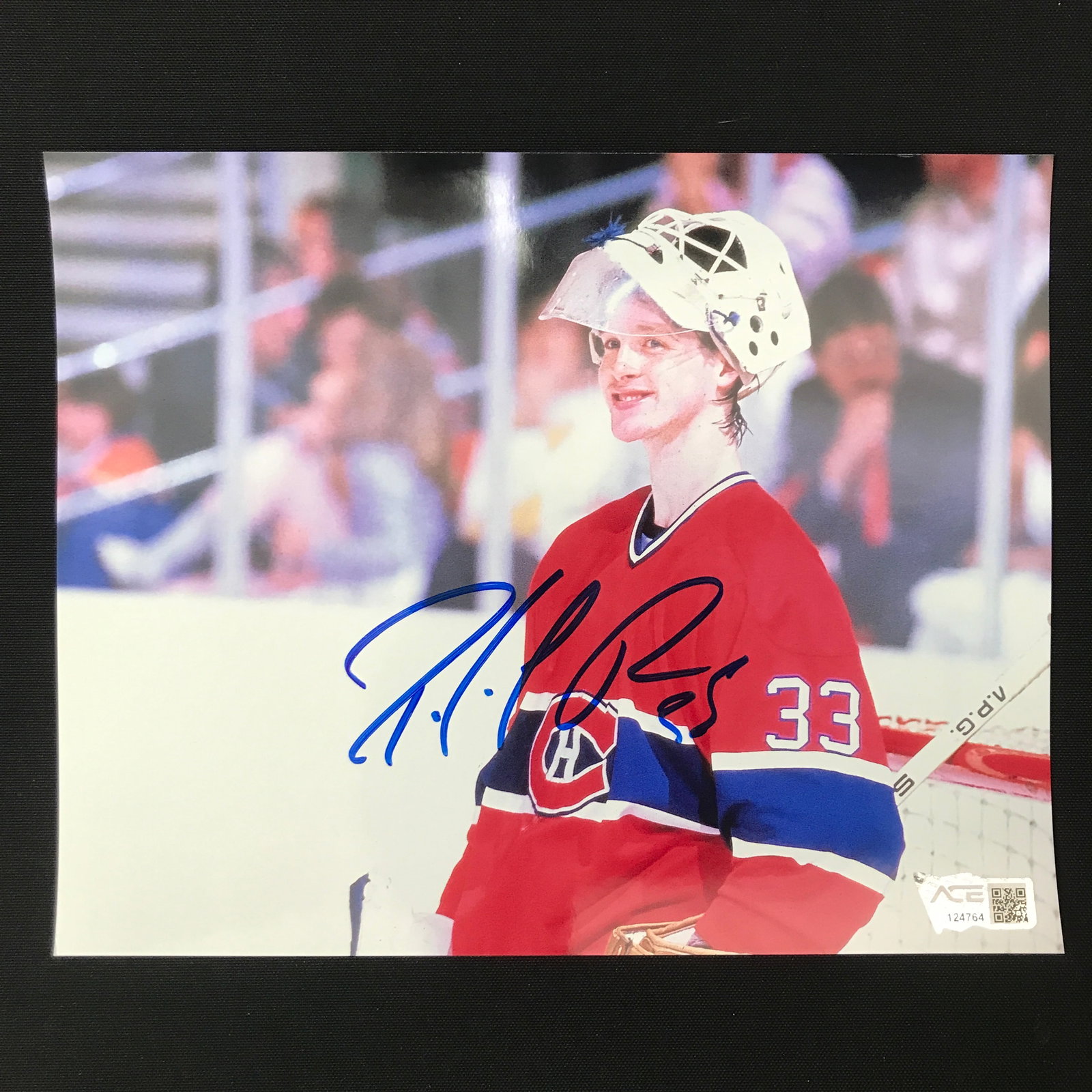PATRICK ROY SIGNED 8X10 - ACE COA: Prices are in Canadian dollars