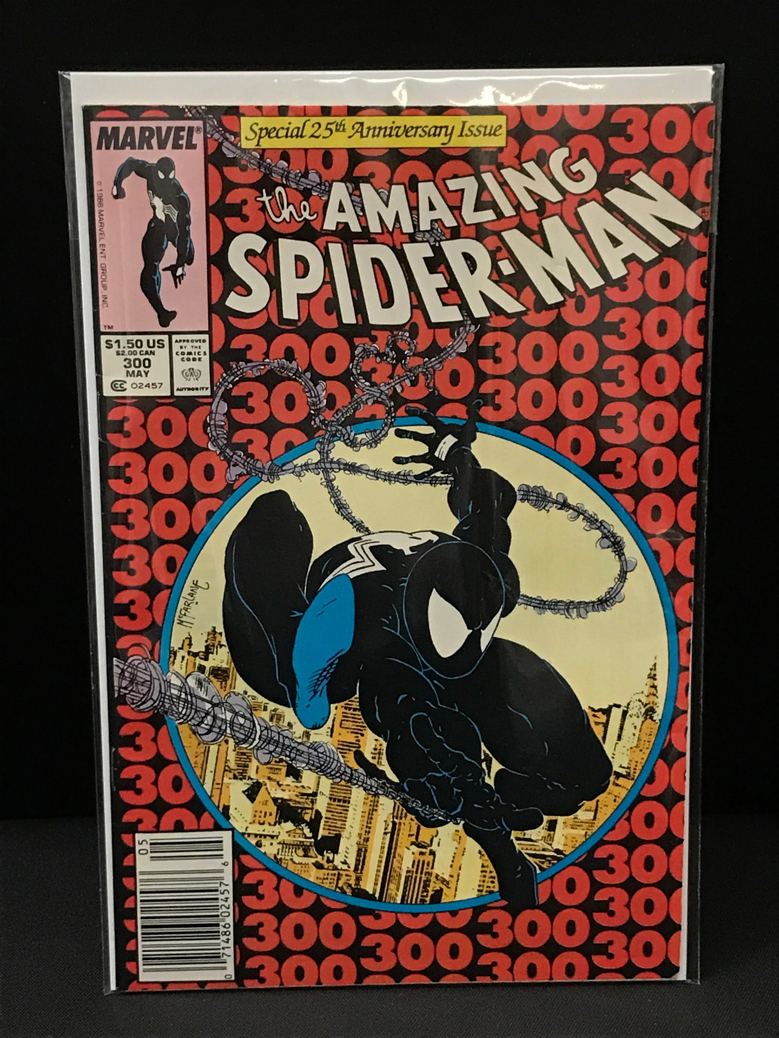 THE AMAZING SPIDERMAN NO.300 NEWWSTAND - MARVEL COMICS (1 of 1)