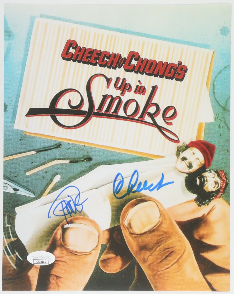 CHEECH AND CHONG UP IN SMOKE SIGNED 8X10 - JSA COA (1 of 1)