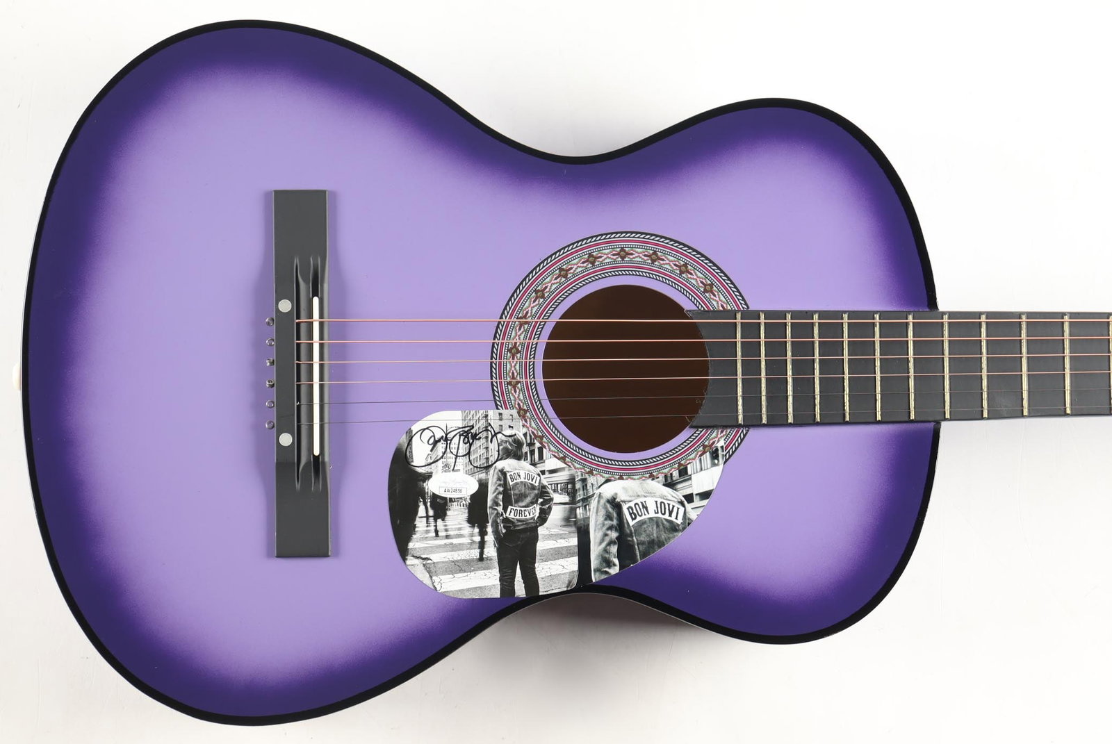BON JOVI SIGNED ACOUSTIC GUITAR - JSA COA (1 of 3)