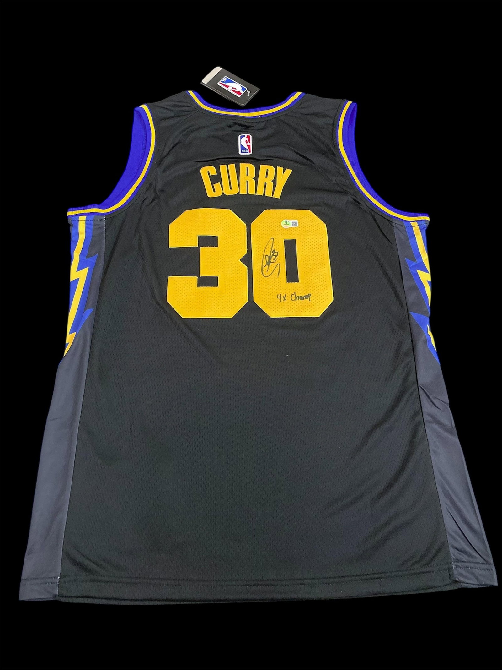 STEPHEN CURRY SIGNED GOLDEN STATE WARRIORS SIGNED JERSEY - BECKETT COA