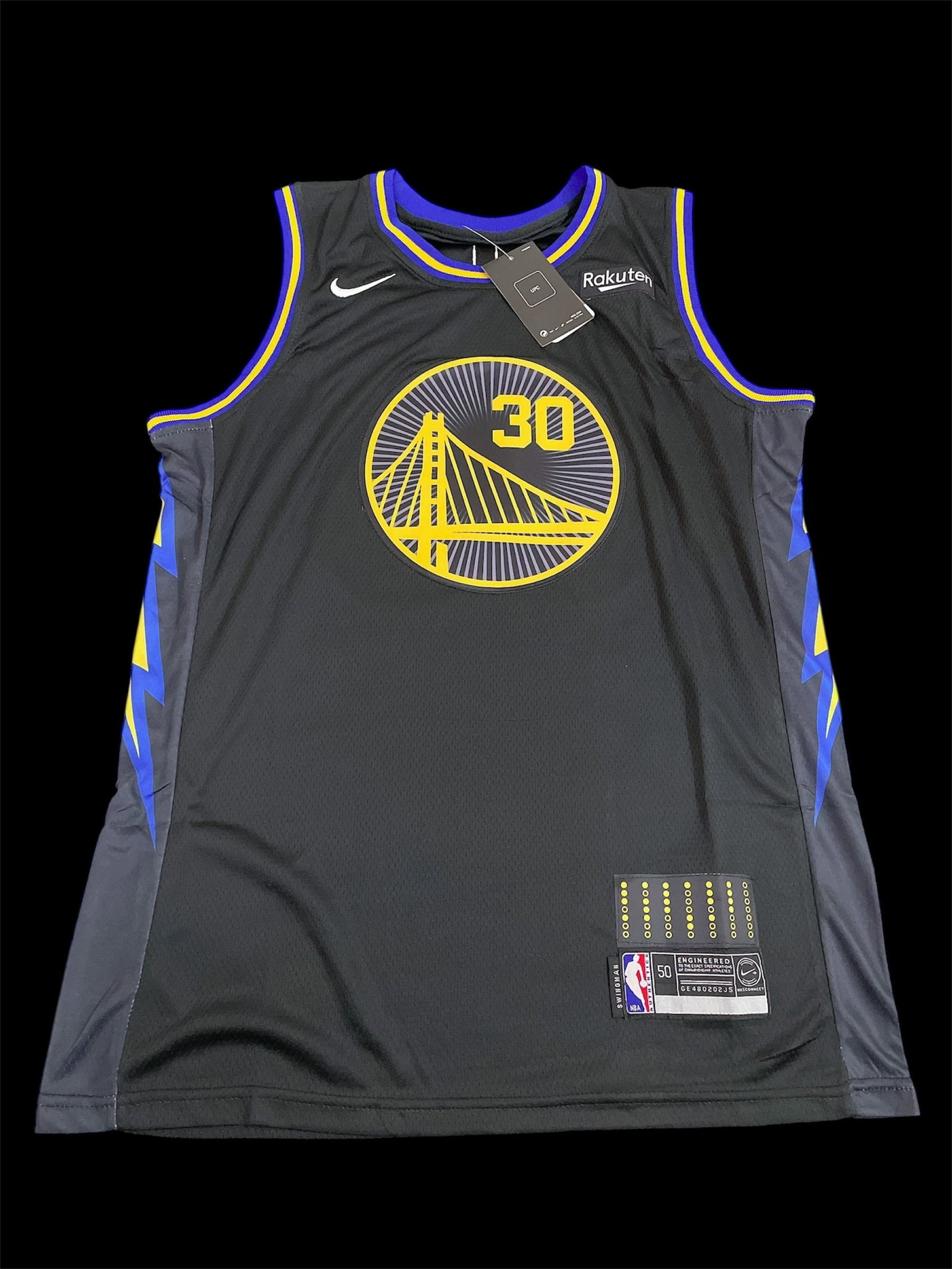 STEPHEN CURRY SIGNED GOLDEN STATE WARRIORS SIGNED JERSEY - BECKETT COA - 2