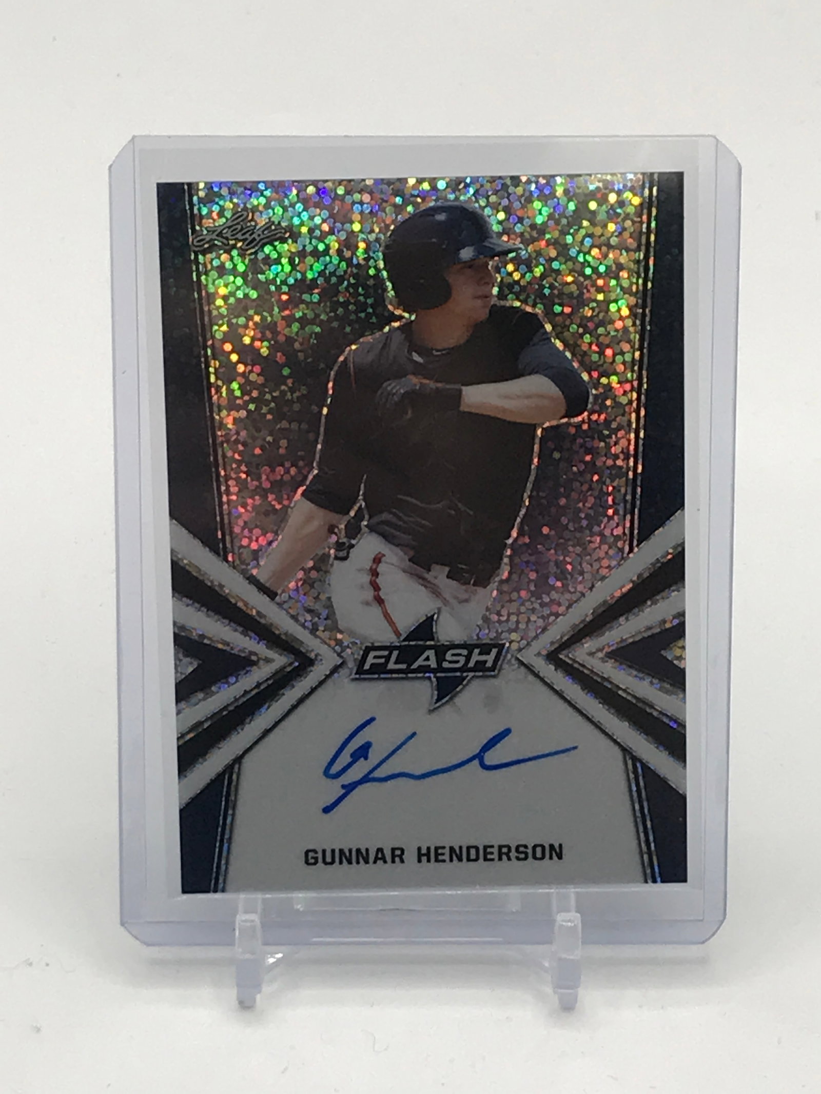 2019 LEAF GUNNAR HENDERSON SIGNED FLASH ROOKIE CARD 11/50: Prices are in Canadian dollars