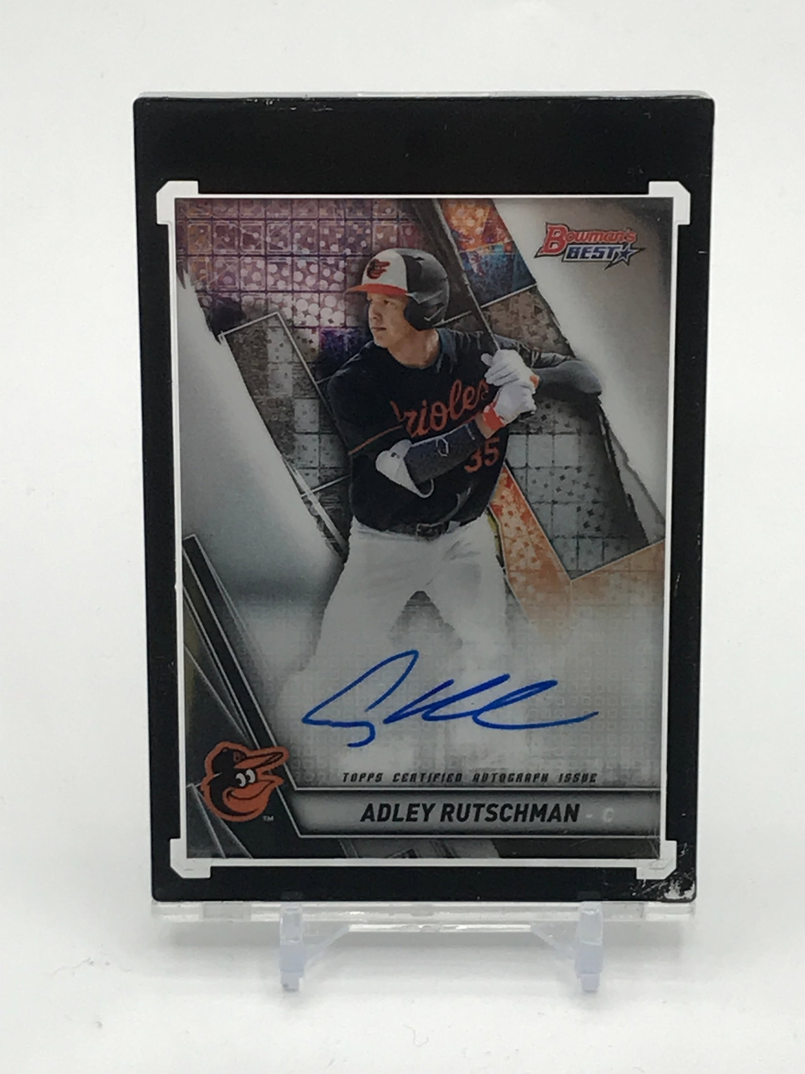 2019 TOPPS BOWMAN'S BEST BASEBALL ADLEY RUTSCHMAN SIGNED ROOKIE CARD: Prices are in Canadian dollars