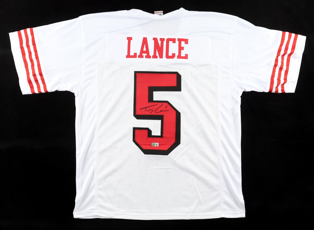 TREY LANCE SIGNED JERSEY - BECKETT COA: Prices are in Canadian dollars