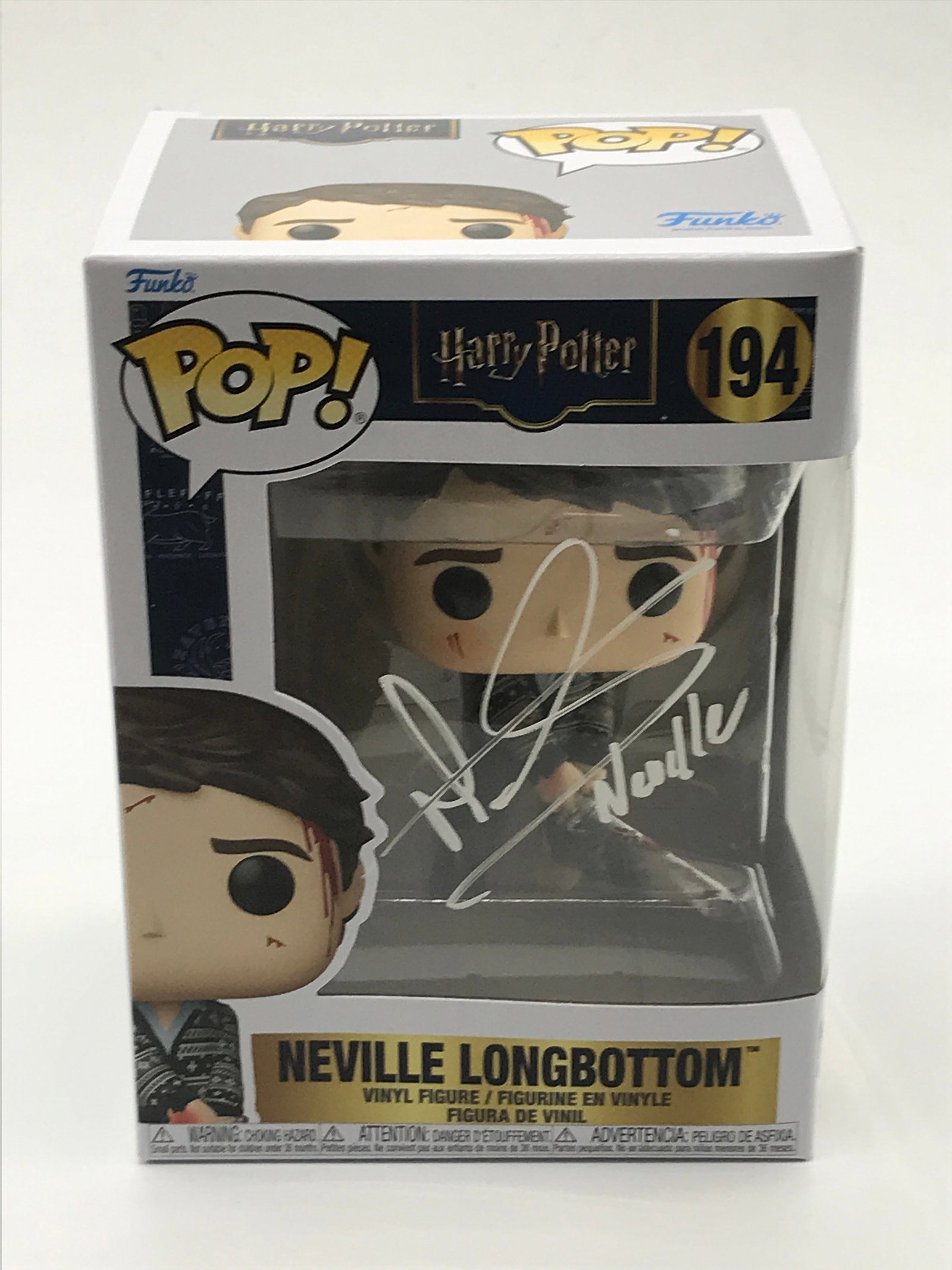 MATTHEW LEWIS SIGNED NEVILLE LONGBOTTOM HARRY POTTER FUNKO POP - WWOC COA: Prices are in Canadian dollars