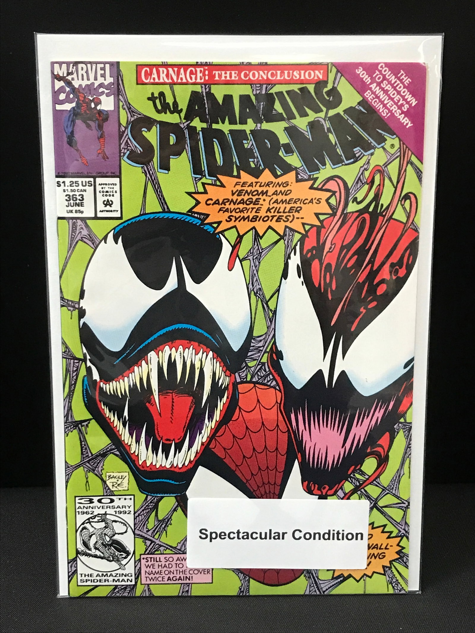THE AMAZING SPIDERMAN #363 - MARVEL COMICS (1 of 1)