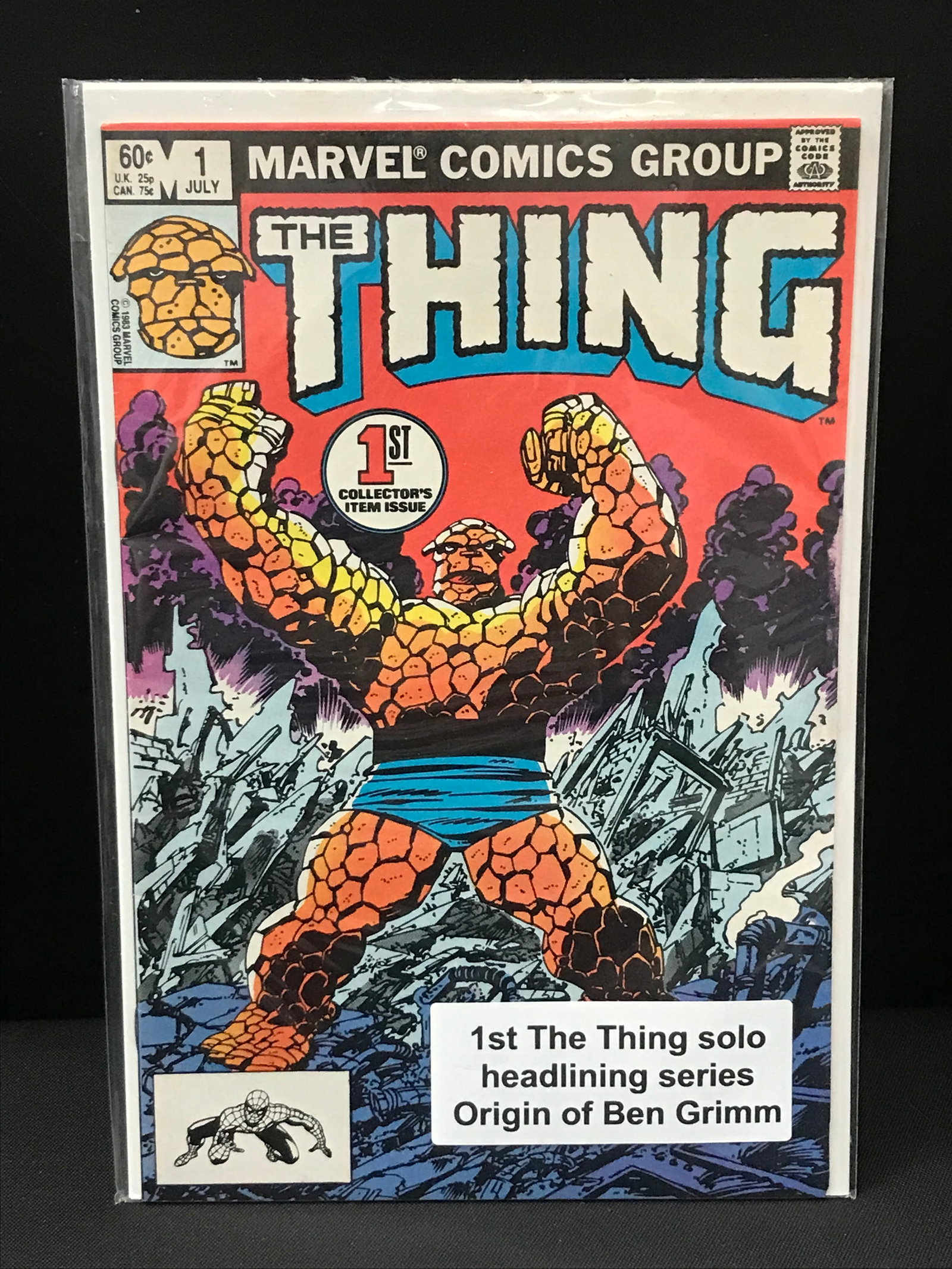 THE THING #1 ORIGIN OF BEN GRIMM - MARVEL COMICS (1 of 1)