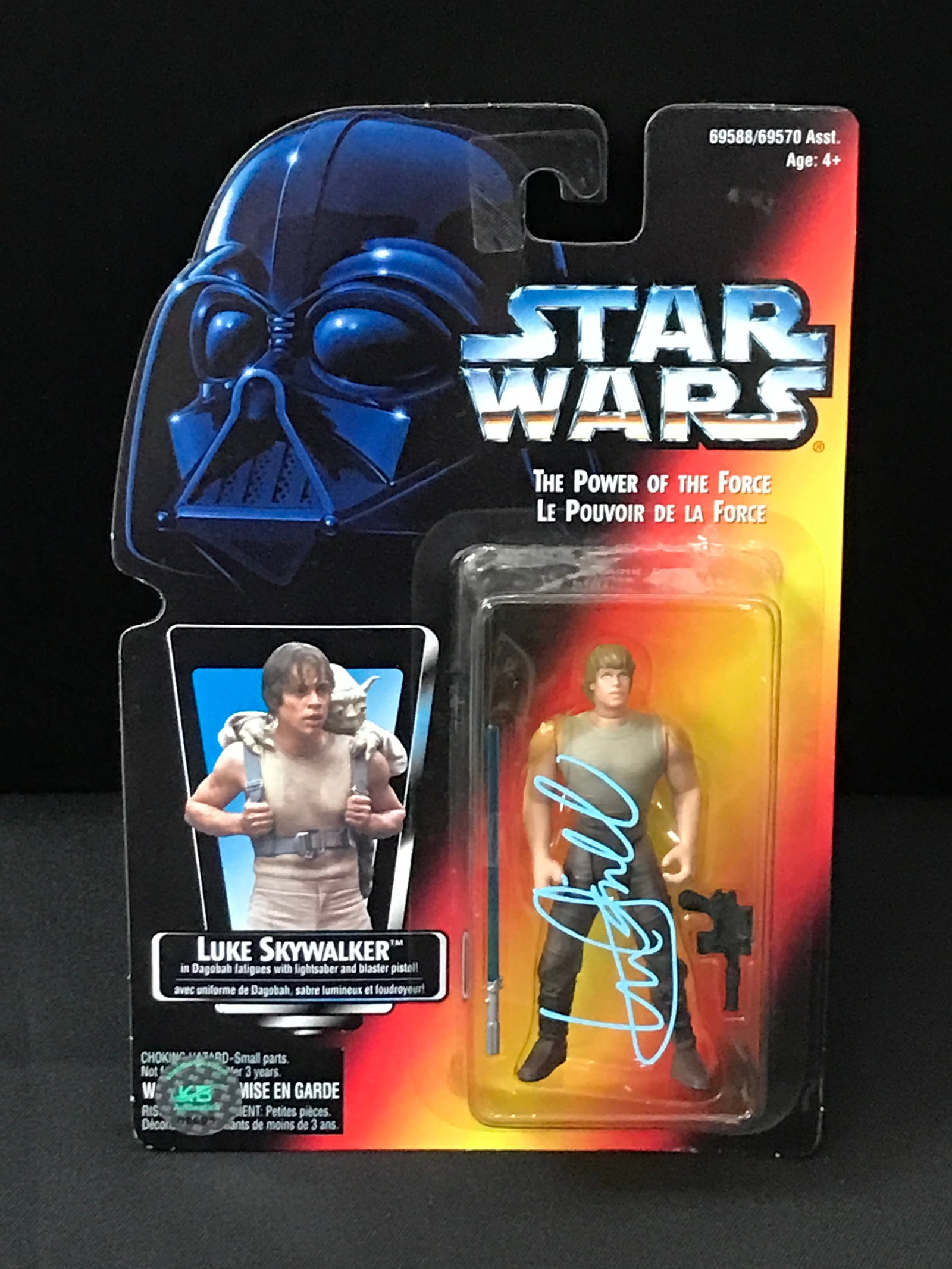 MARK HAMILL SIGNED LUKE SKYWALKER ACTION FIGURE - KB COA: Prices are in Canadian dollars