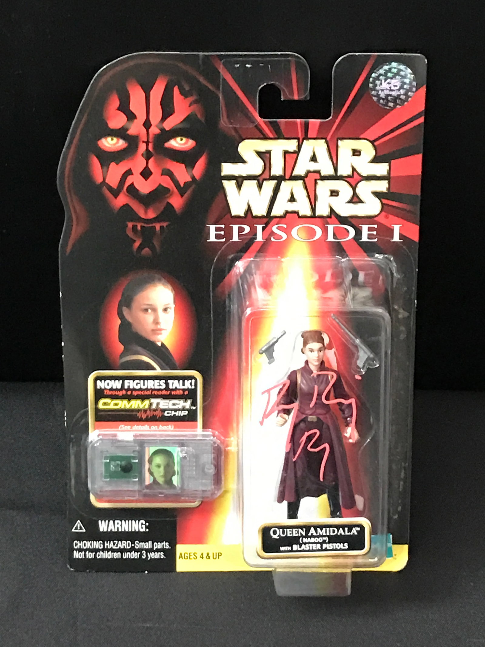 NATALIE PORTMAN SIGNED STAR WARS ACTION FIGURE - KB COA: Prices are in Canadian dollars