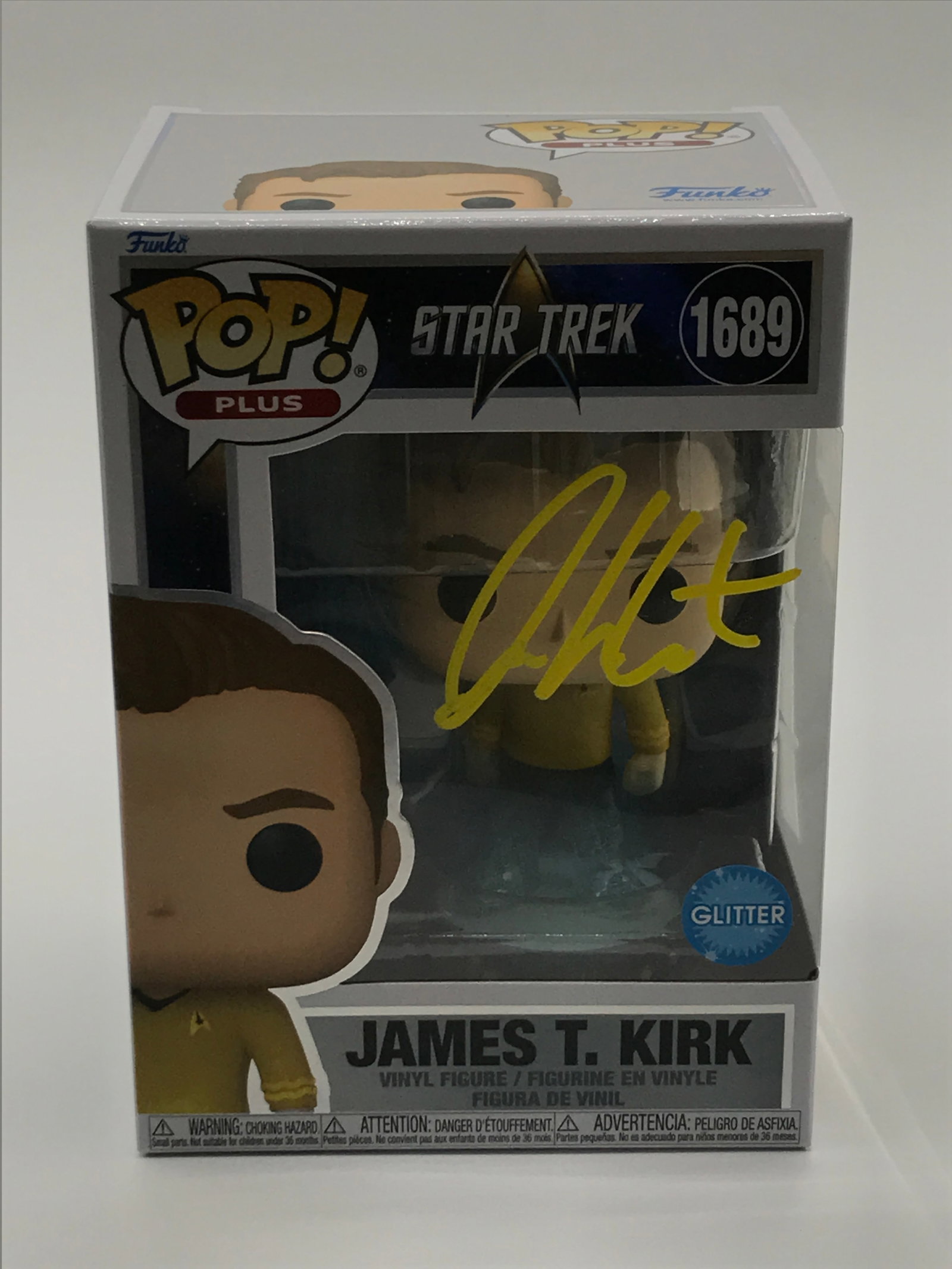 WILLIAM SHATNER SIGNED CAPTAIN KIRK STAR TREK FUNKO POP - WWOC COA (1 of 2)