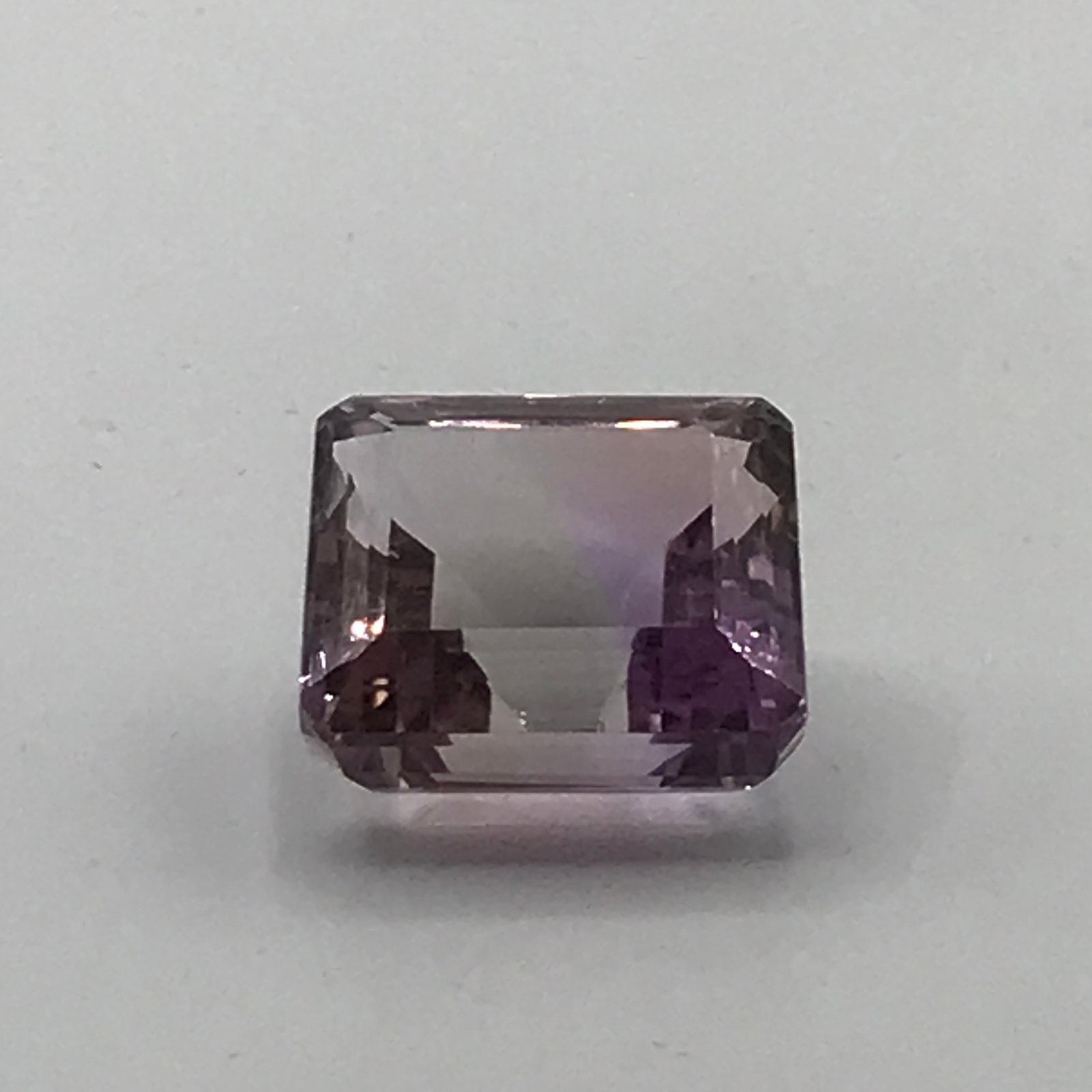 49.95CT NATURAL AMETRINE PURPLE/YELLOW CLARITY AA - JEWEL SCAN APPRAISAL $7,492 (1 of 4)