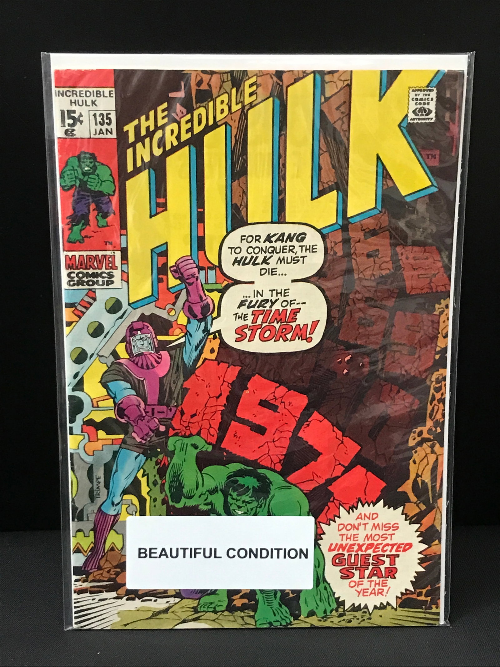 THE INCREDIBLE HULK #135 - MARVEL COMICS (1 of 1)