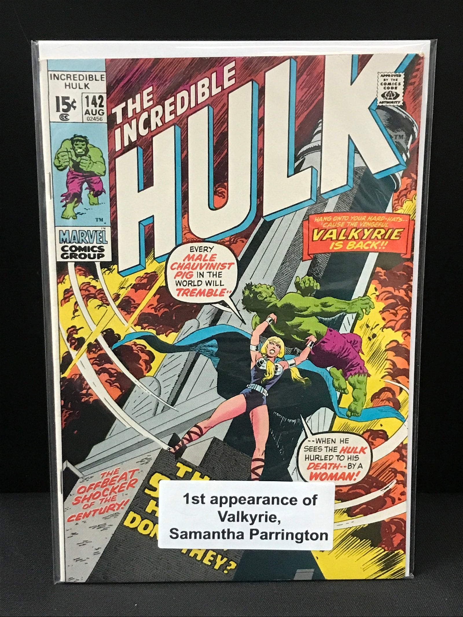 THE INCREDIBLE HULK #142 1ST APP VALKYRIE - MARVEL COMICS: Prices are in Canadian dollars
