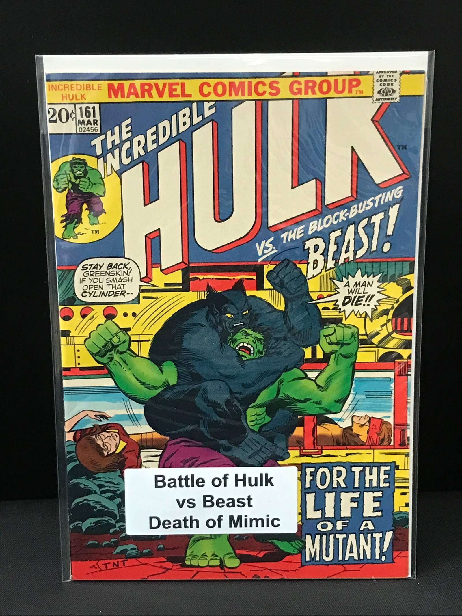 THE INCREDIBLE HULK #161 DEATH OF MIMIC - MARVEL COMICS: Prices are in Canadian dollars
