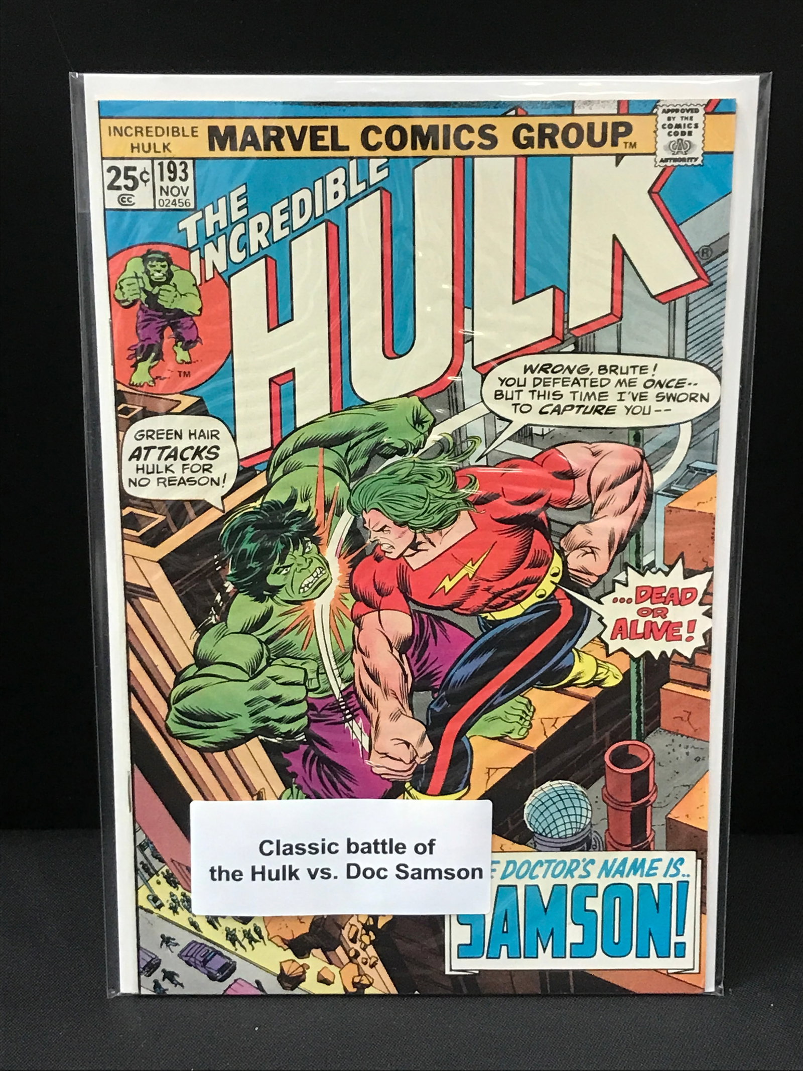 THE INCREDIBLE HULK #193 - MARVEL COMICS (1 of 1)
