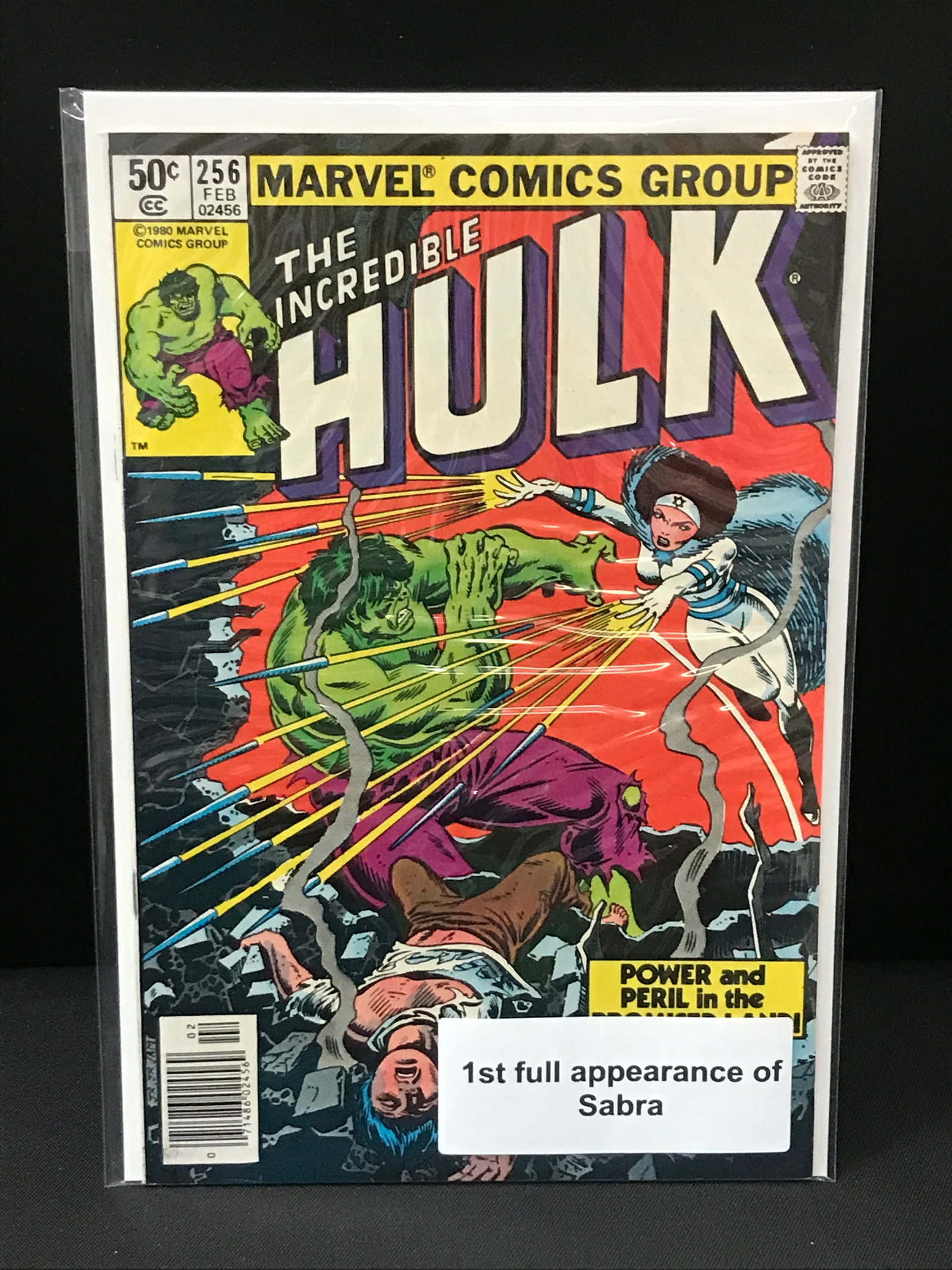 THE INCREDIBLE HULK #256 1ST FULL APP OF SABRA - MARVEL COMICS (1 of 1)