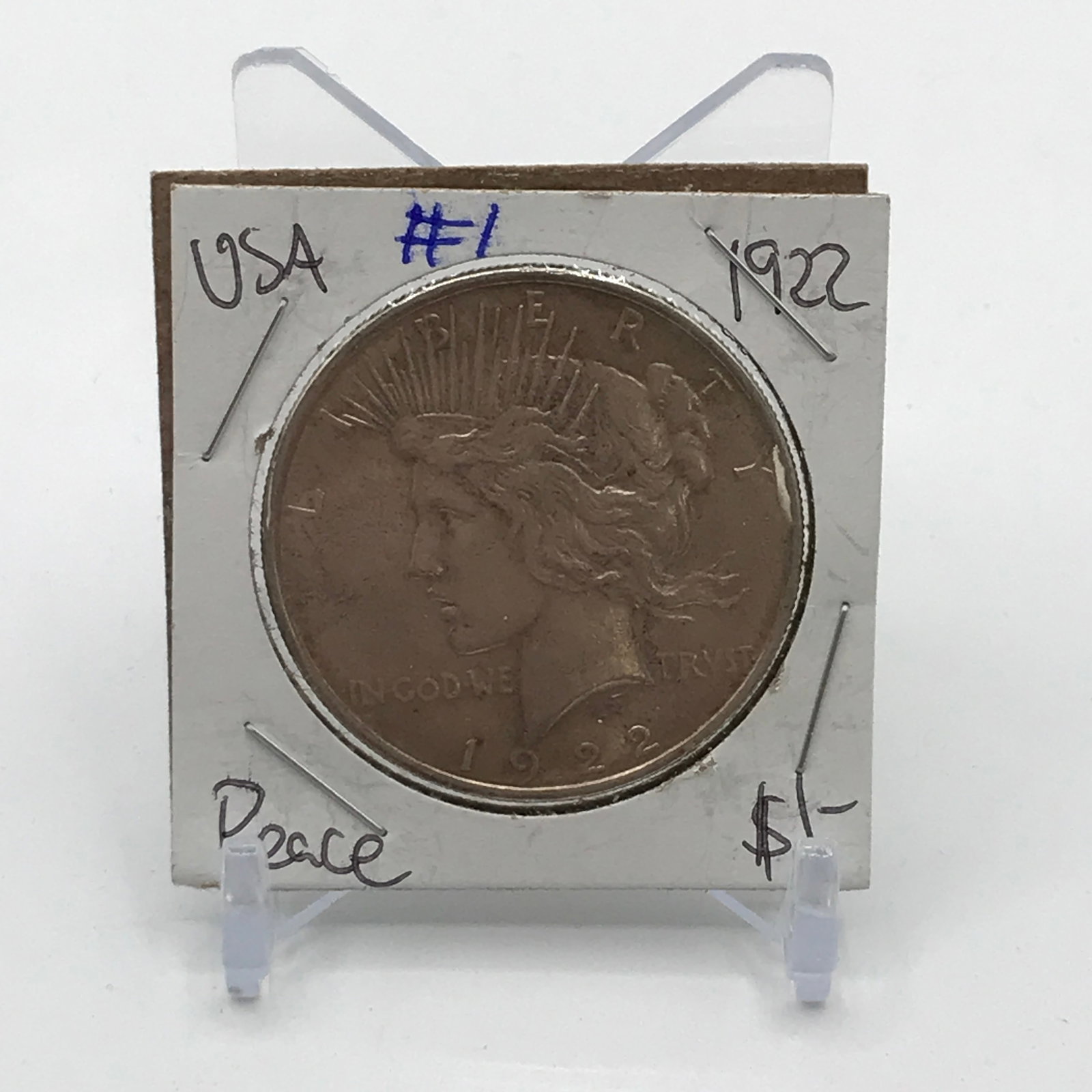PEACE SILVER DOLLAR - MINTED IN 1922: Prices are in Canadian dollars