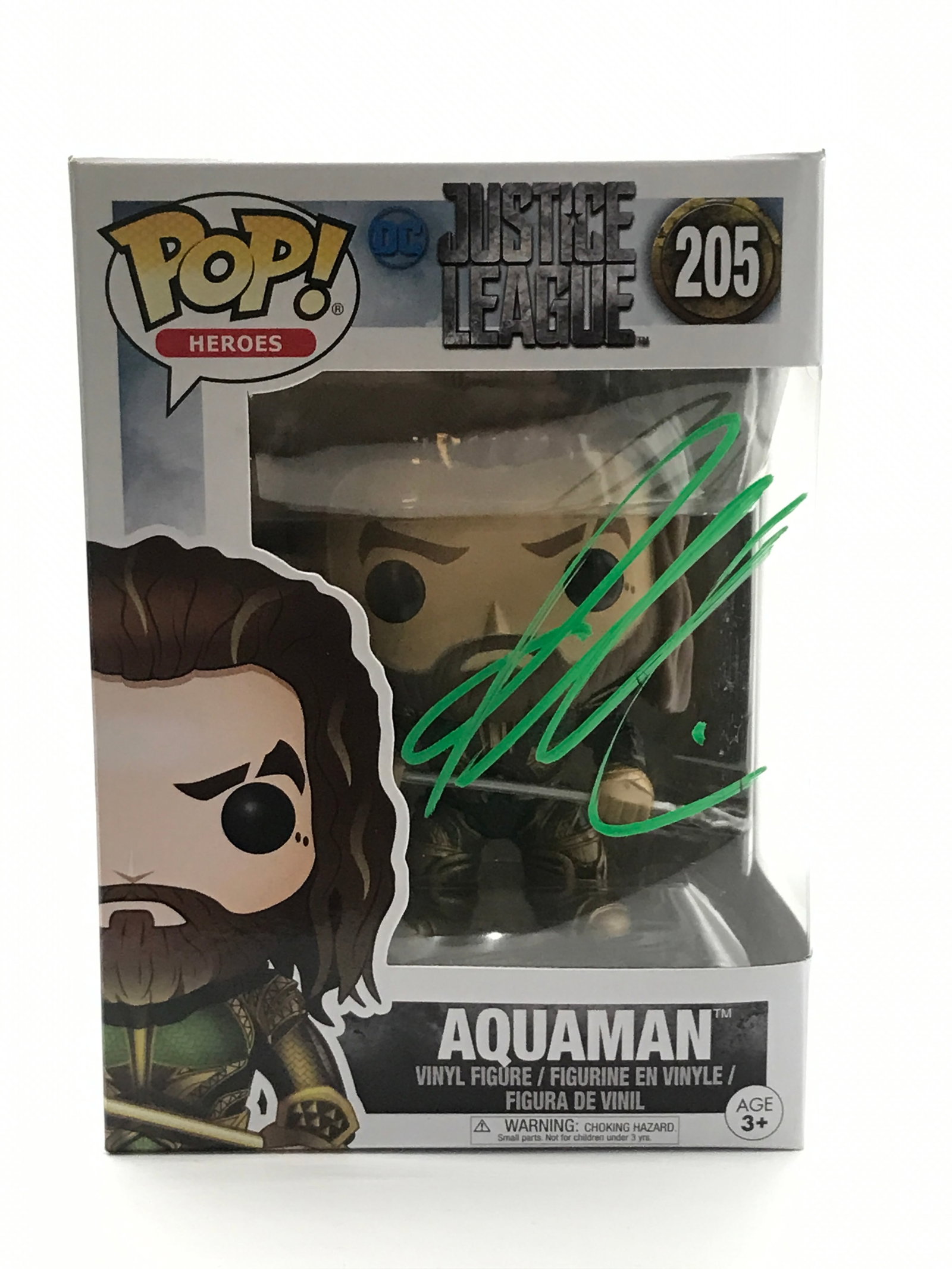 JASON MAMOA SIGNED AQUAMAN FUNKO POP - KB COA (1 of 2)