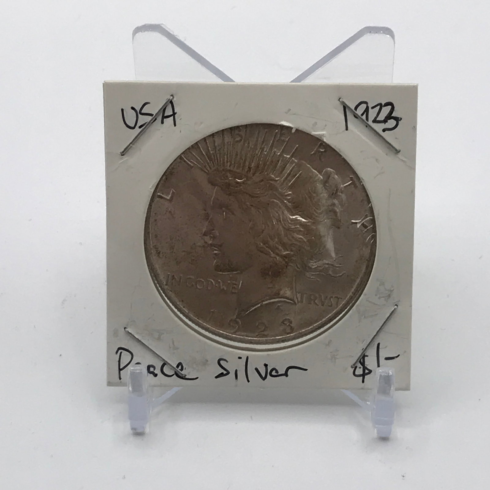 PEACE SILVER DOLLAR - MINTED IN 1923: Prices are in Canadian dollars