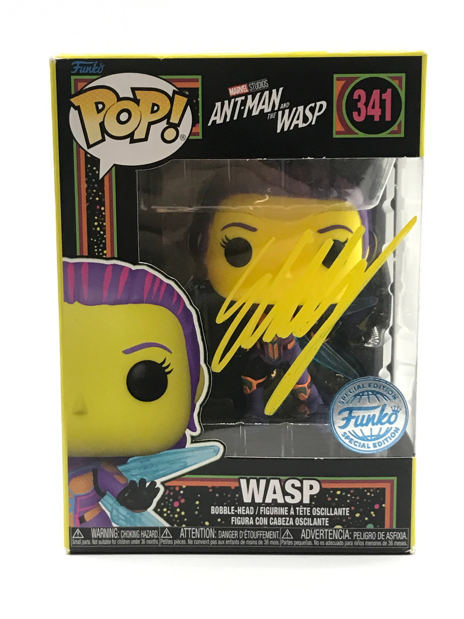 EVANGELINE LILLY SIGNED WASP FUNKO POP - KB COA (1 of 2)