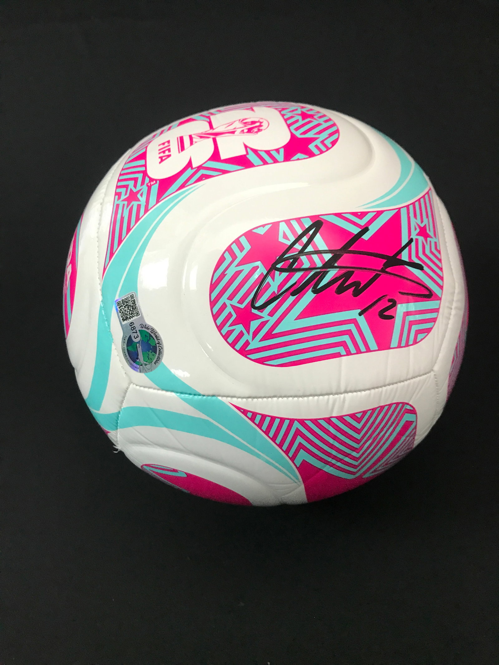 CHRISTINE SINCLAIR SIGNED WORLD CUP 2026 FOOTBALL - WWOC COA (1 of 2)
