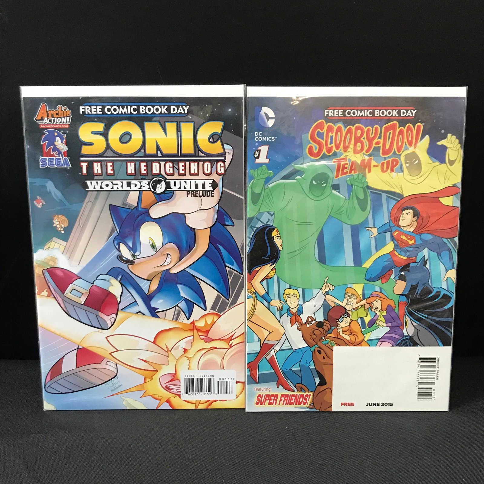 LOT OF 2 COMICS - SONIC AND SCOOBY DOO (1 of 1)